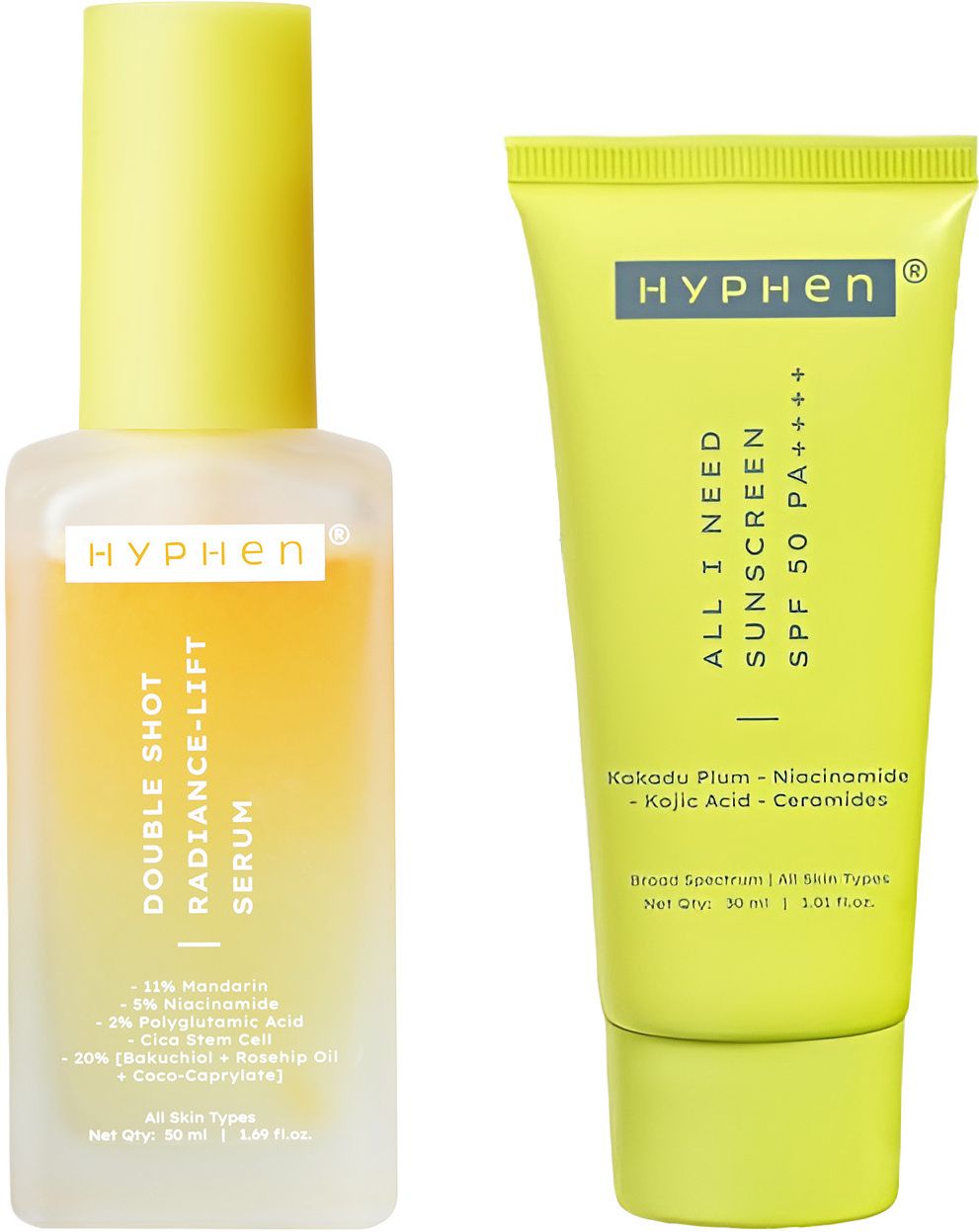 Double shot Radiance Lift Serum & All I Need Sunscreen SPF 50 PA++++-image-3