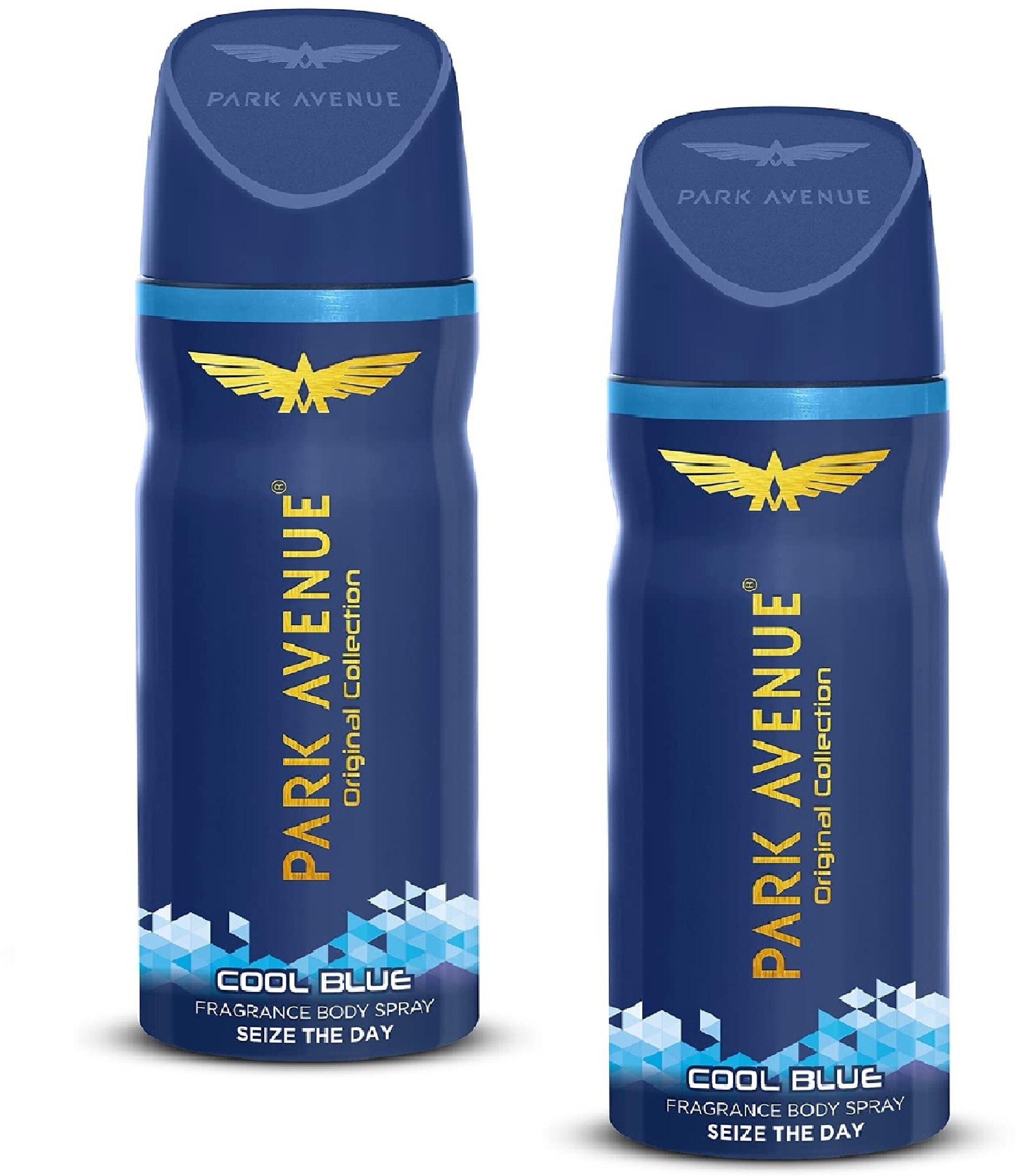 park avenue COOL BLUE DEODORANT FOR MEN, 150ML COMBO OF 2 image 1