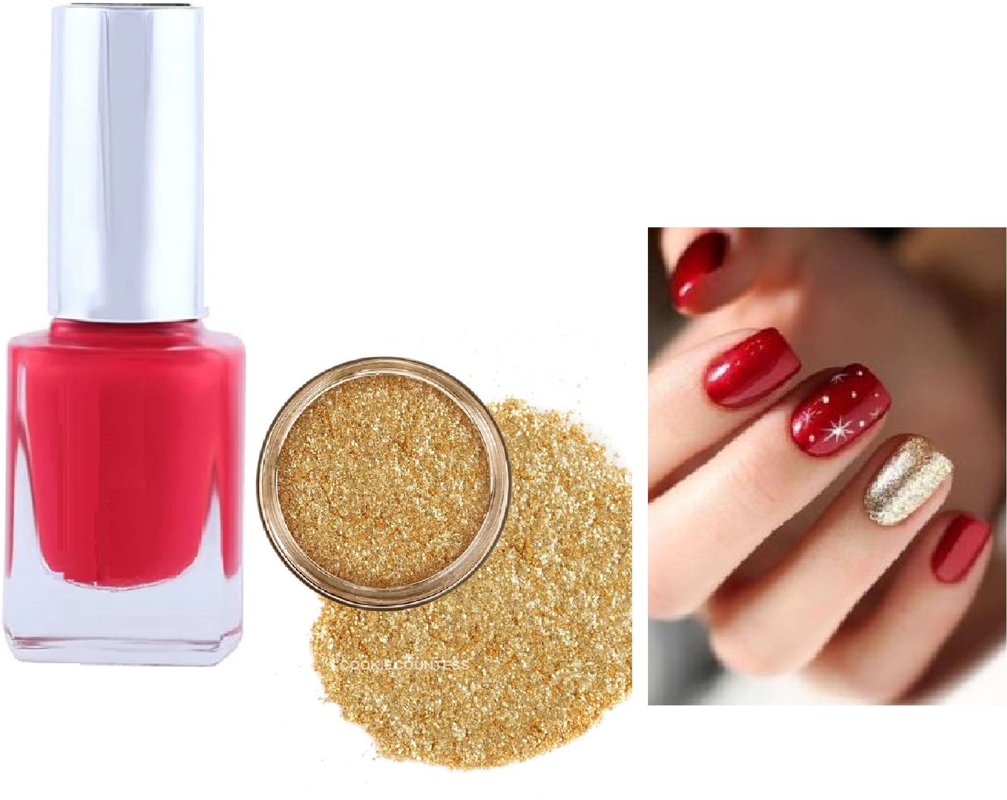 jiwoo Color Nail Polish Long Lasting Nail Art Dark red-picture-37