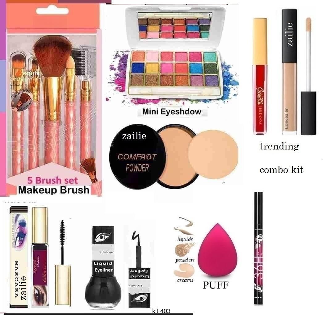 zailie Contains Kit Beauty Box Ultimate All-in-One Makeup Daily Use Daily Use Bold Look-picture-28