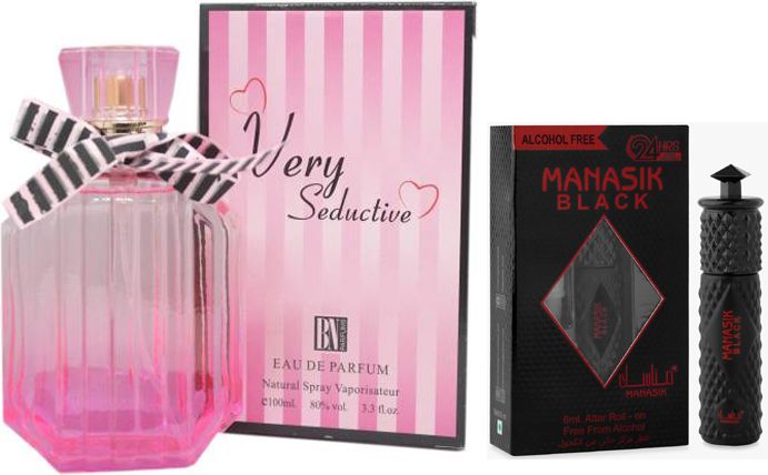 bn parfums Very Seductive Perfume 100ml & Black Attar 6ml-picture-21