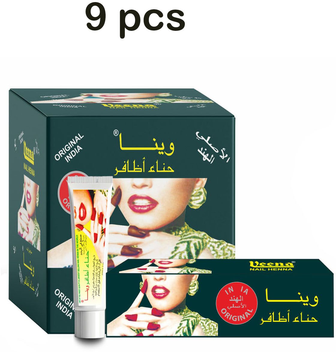 Instant Mehendi Keep Use for Part, Festival, Daily Used Mehendi Cone 1 Box 9 pcs-image-7