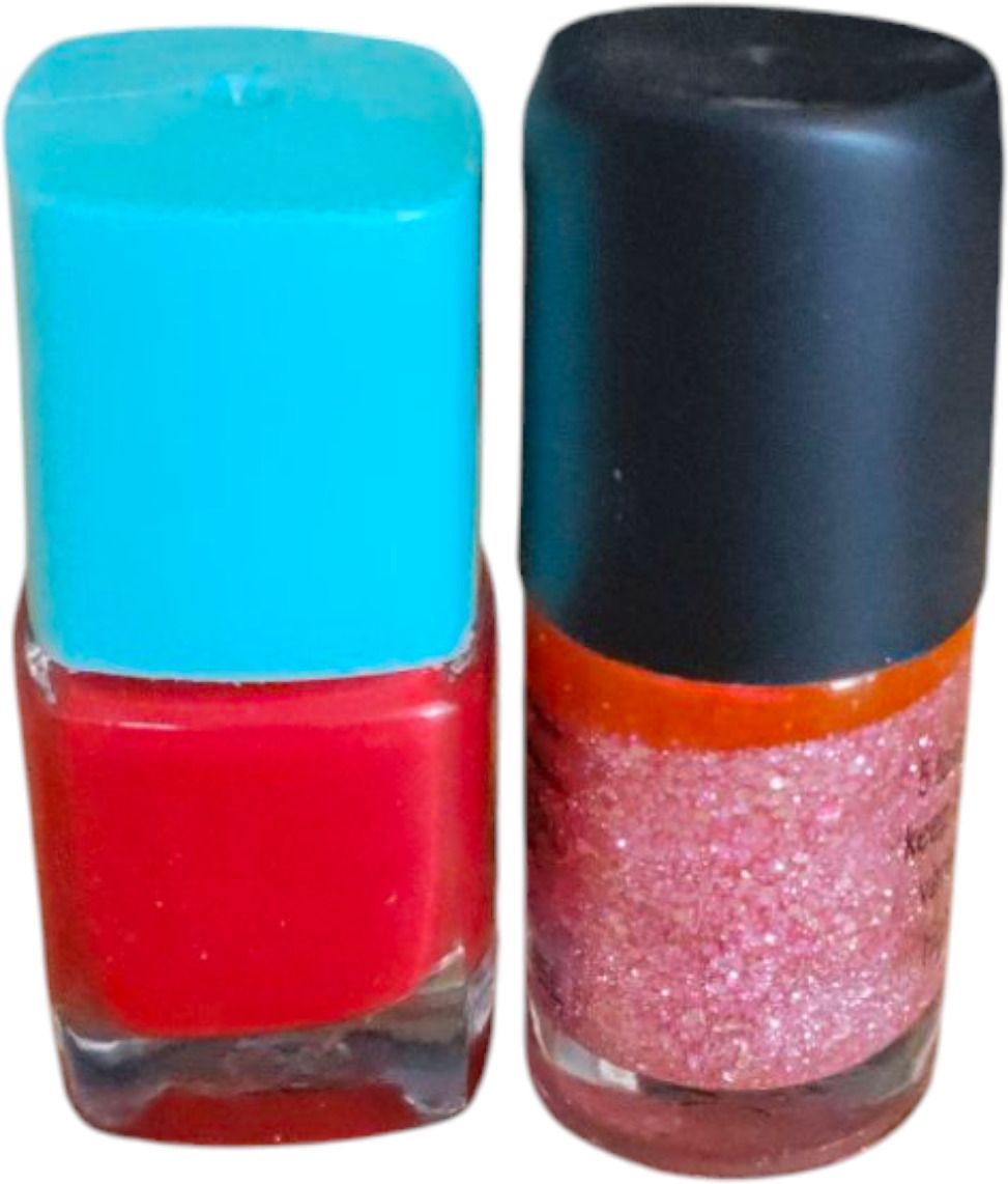 luipui nail paint red and pink glitter amazing long lasting for girls combo pink-picture-9