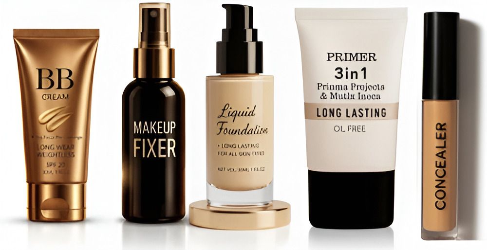 make up fixer with face foundation with primer with concealer with bb cream for face make up-image-34