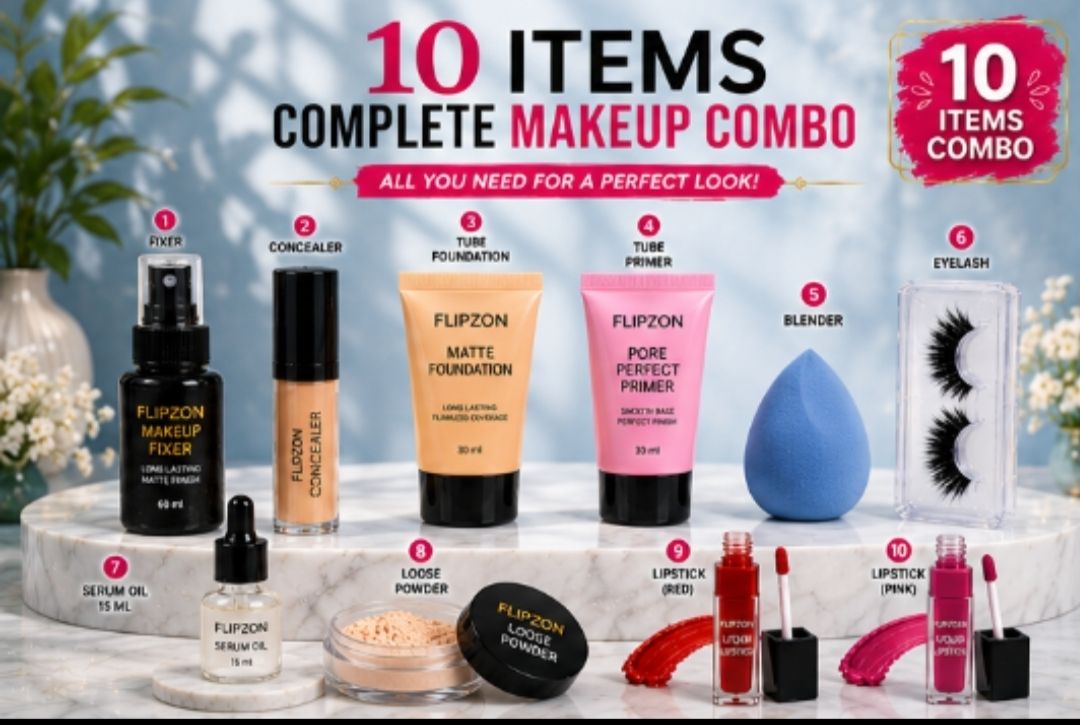 flipzon Best Ultimate Beauty Makeup Collection – 10 Piece Combo-picture-19