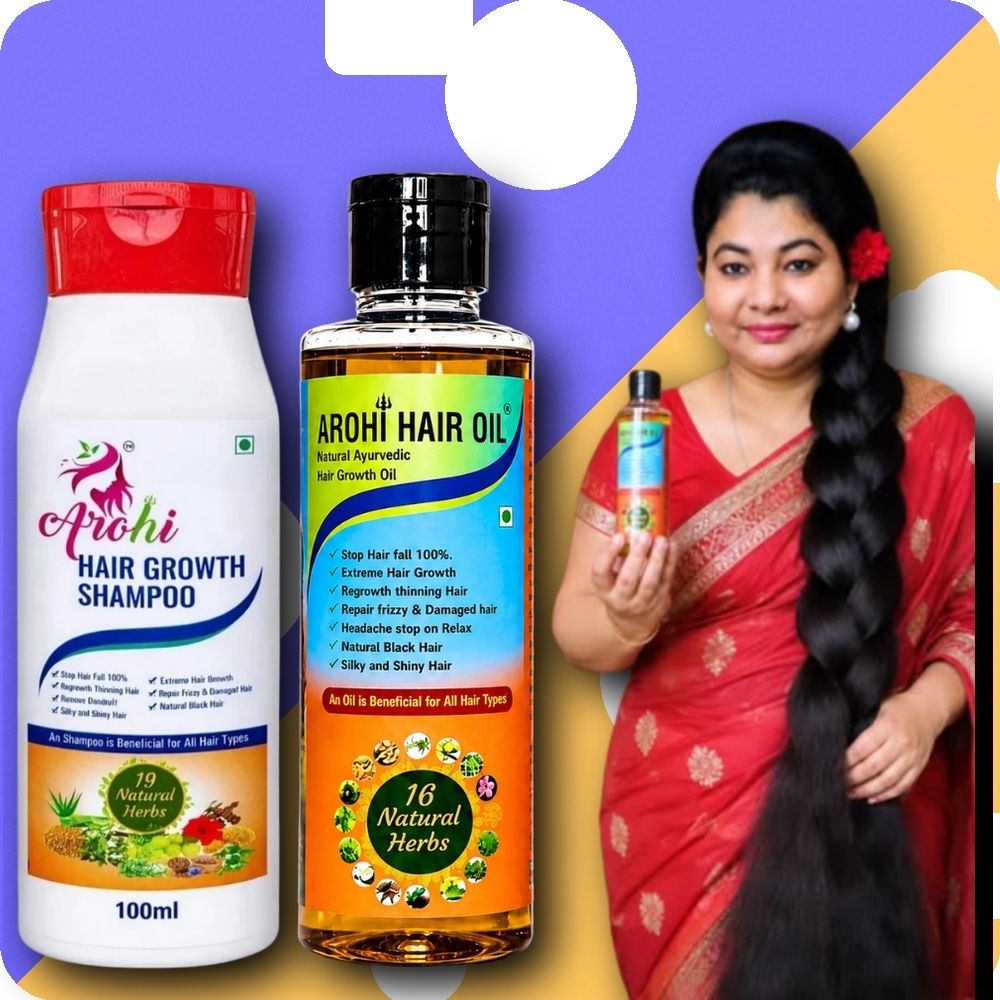 Herbal Shampoo and Oil For Regular Routine-image-32