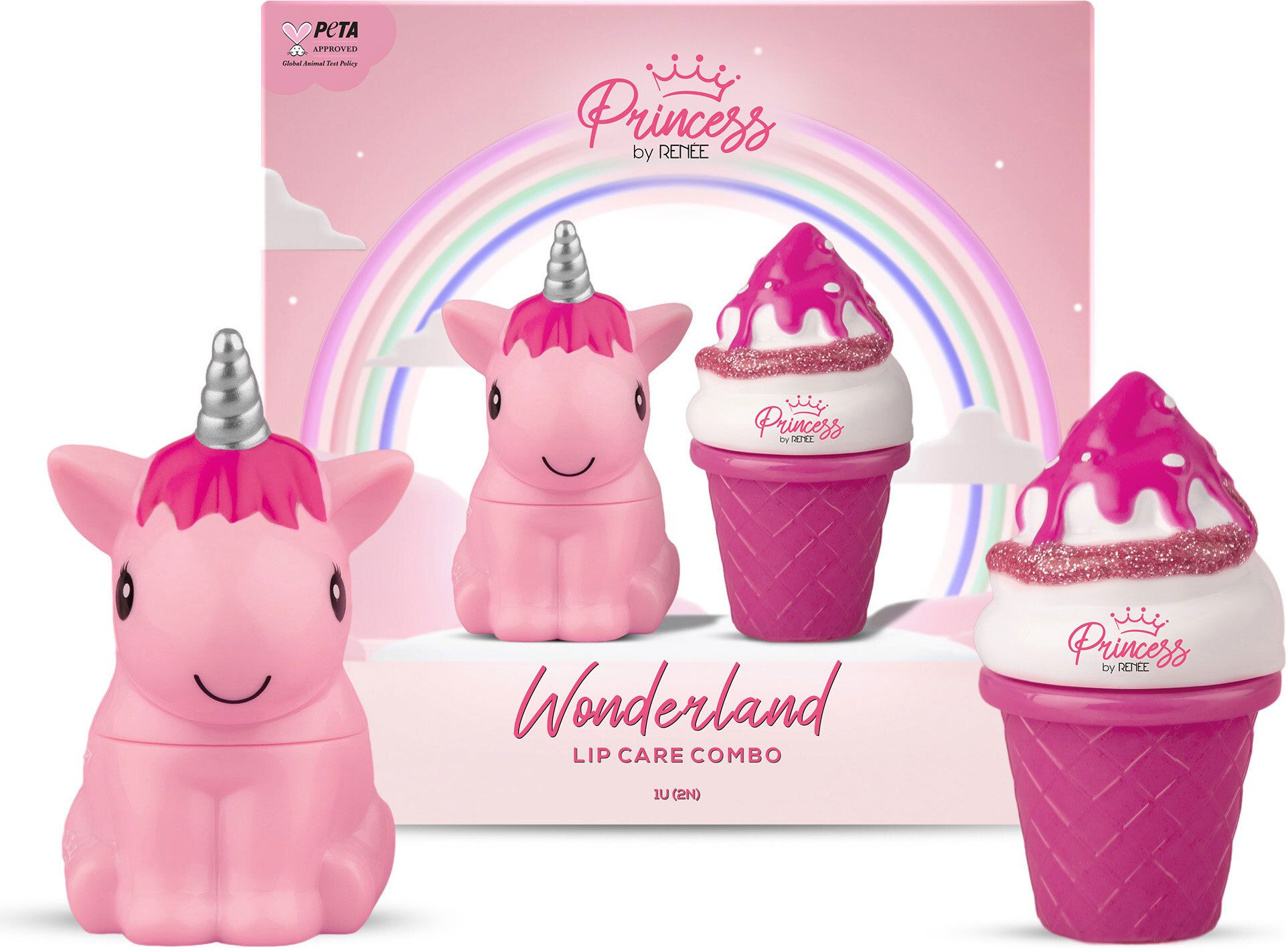 renee Princess Wonderland Lip Care Combo Kit of Snowball Lip Balm & Icecream Lip Gloss-picture-21