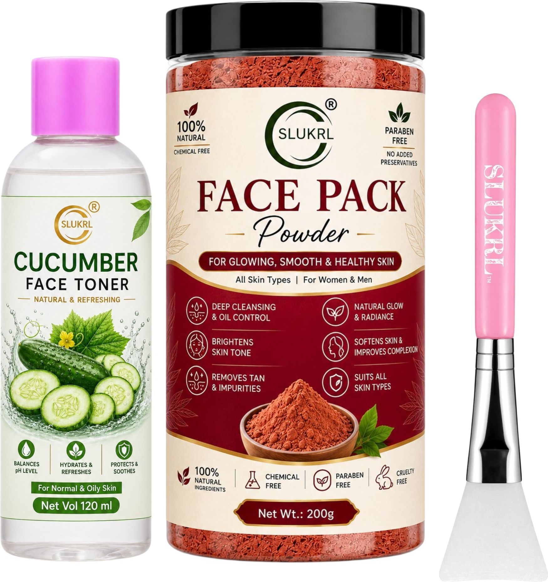 Organic Face Pack Powder with Turmeric Orange Peel and Mulethi Blend-image-28