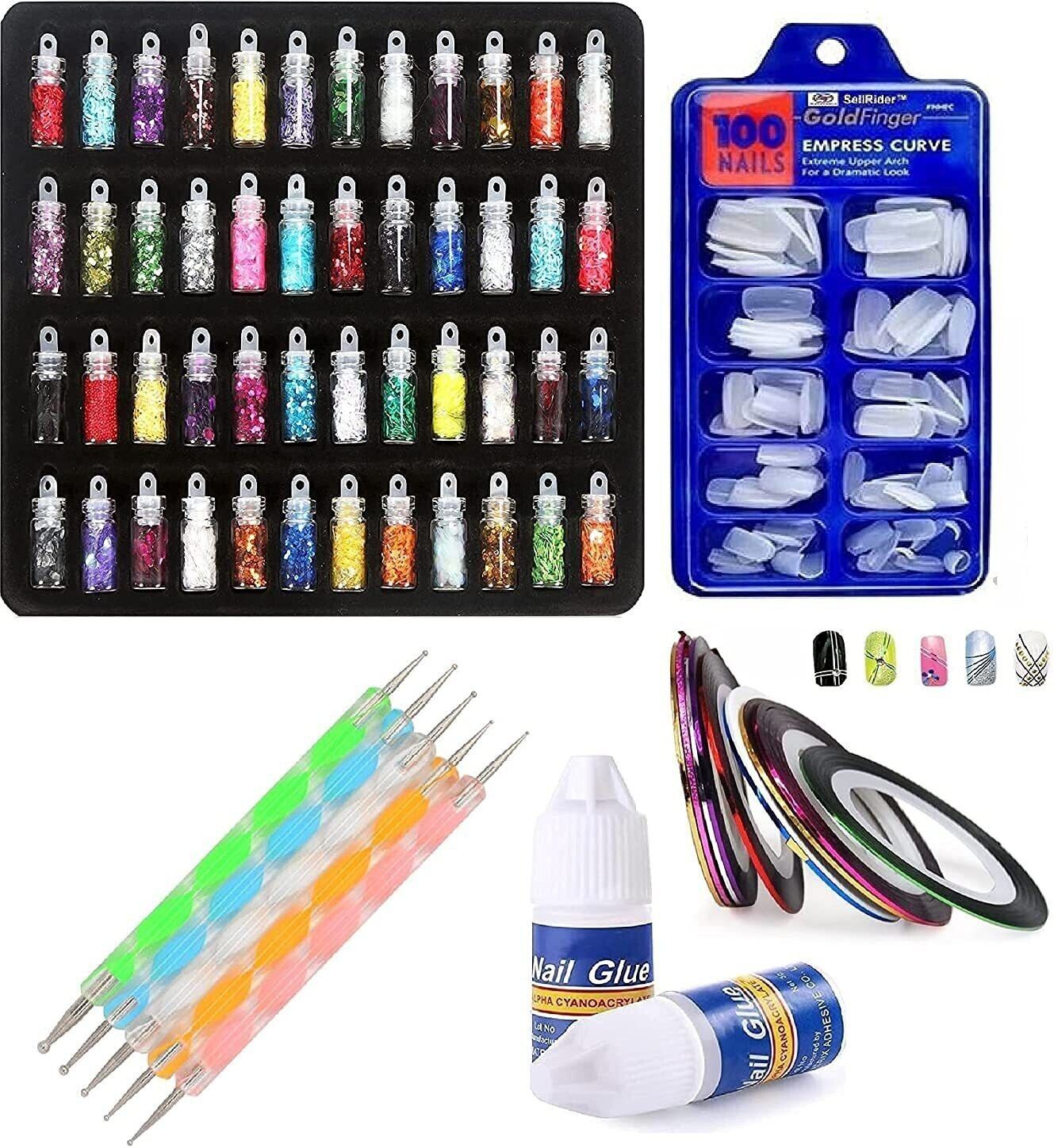 3D Nail Art Kit (multicolor) nail art combo-image-5