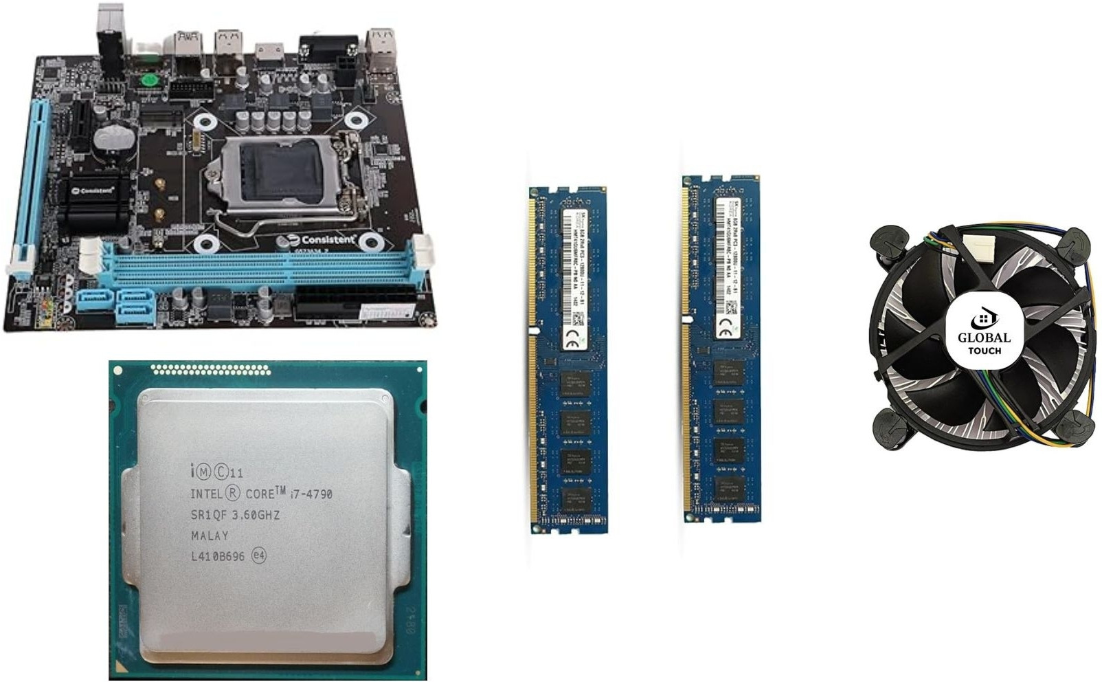 GLOBAL TOUCH I7 SET Combo Motherboard image 1