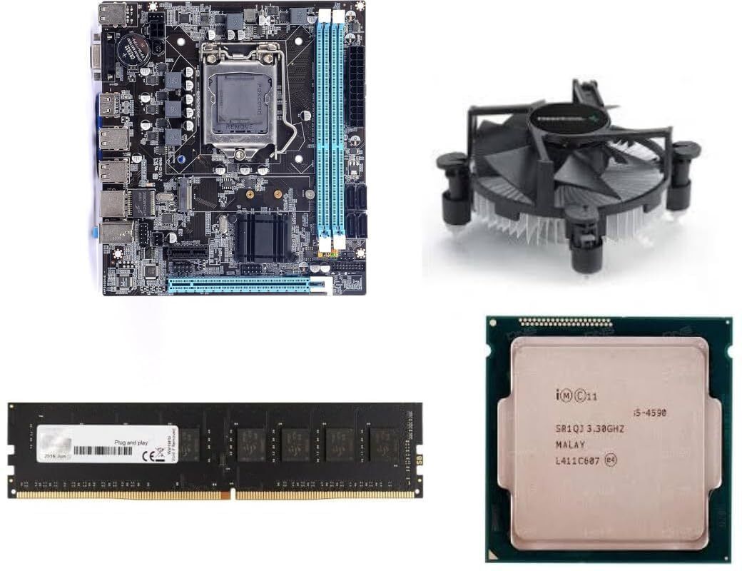 CPU WALA H81-I5-4TH-12GB Combo Motherboard-image-6