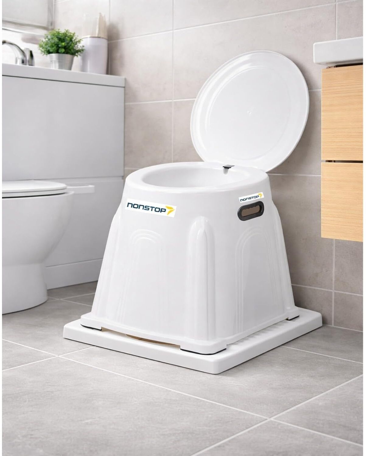 NONSTOP Portable Indian to Western Toilet Converter (Simple Style) Western Commode-image-27