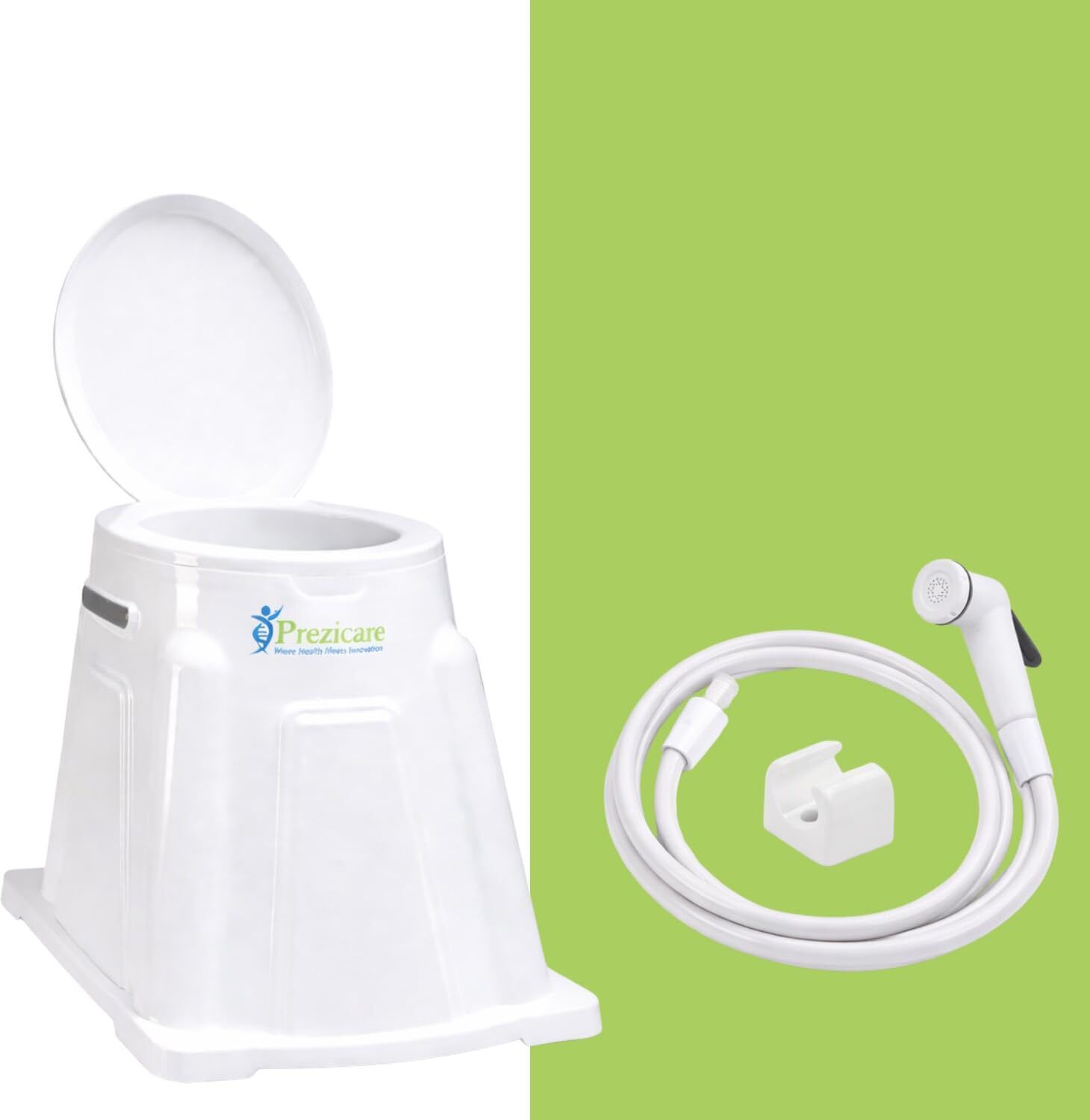 Indian to Western Toilet Converter with Faucet Pipe & Heavy-Duty Commode Chair-image-47