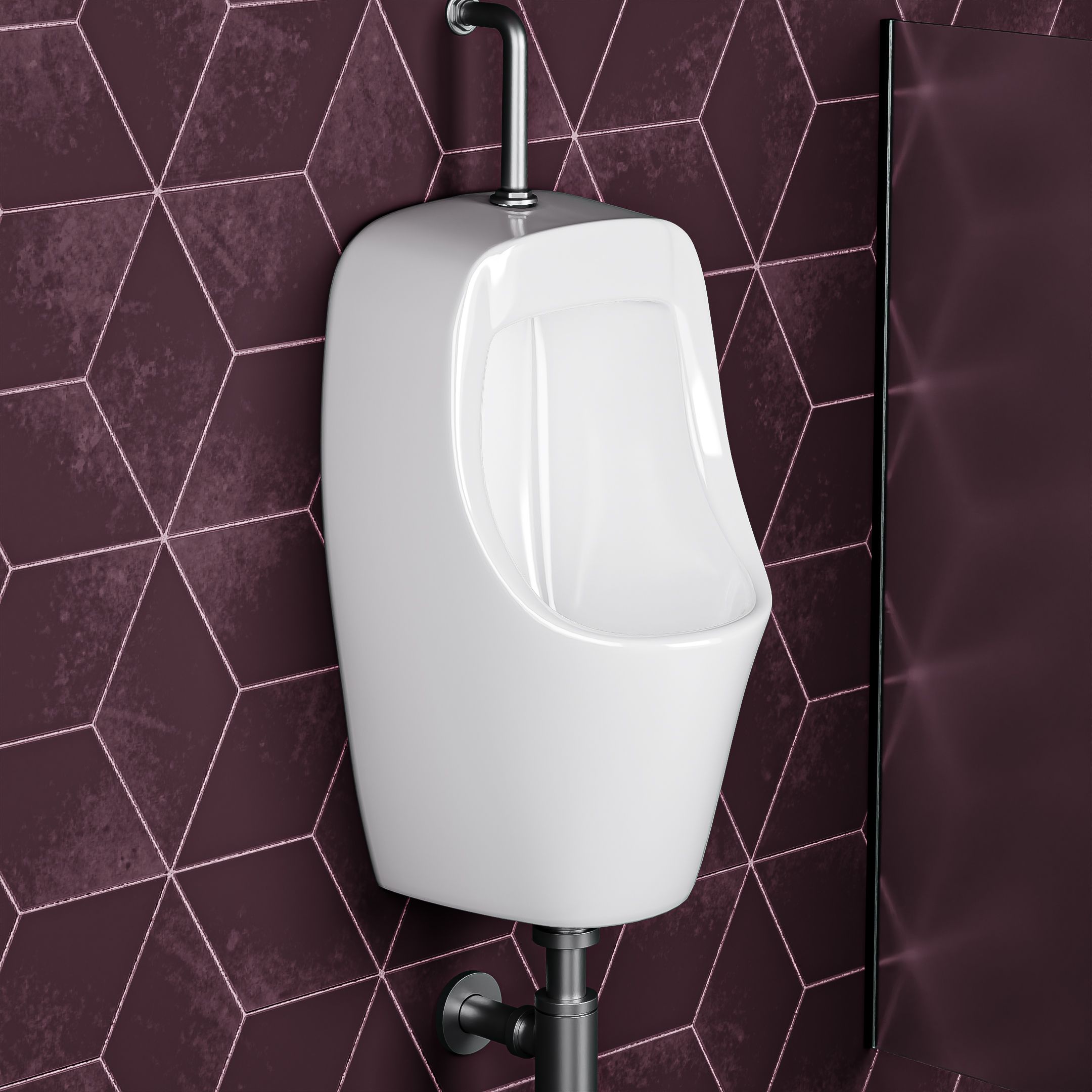 syon Urinal wall mounting Standard Commode Urinal-picture-39