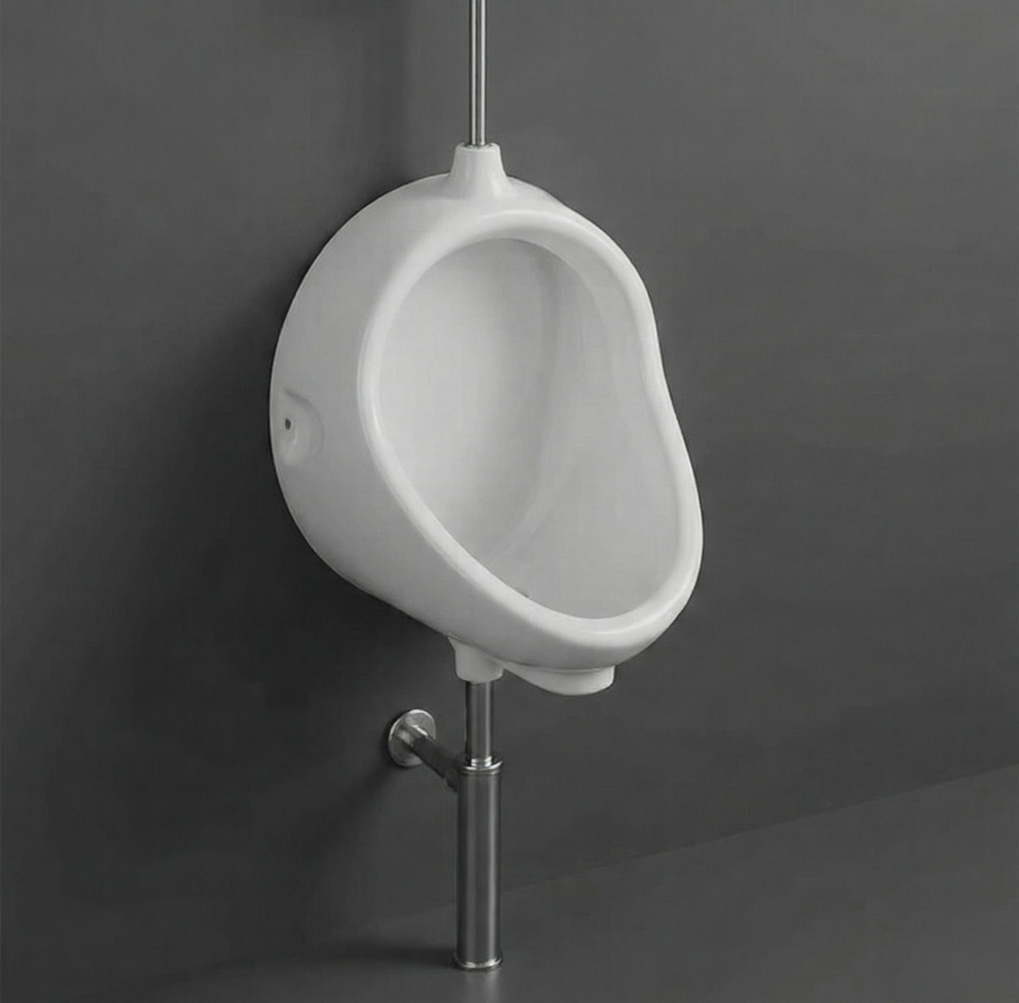 foxx sanitaryware Wall Mounted Urinal Pot for Men | Premium White Glossy Finish mB Gents Urinal mB Standard Commode Urinal-picture-44