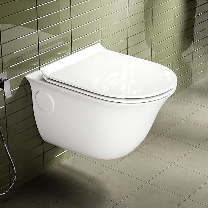 moro JOOUNTY Western Toilet |Water closet | Premium Commode | Anti-Bacterial Glaze (White Western Commode-picture-22