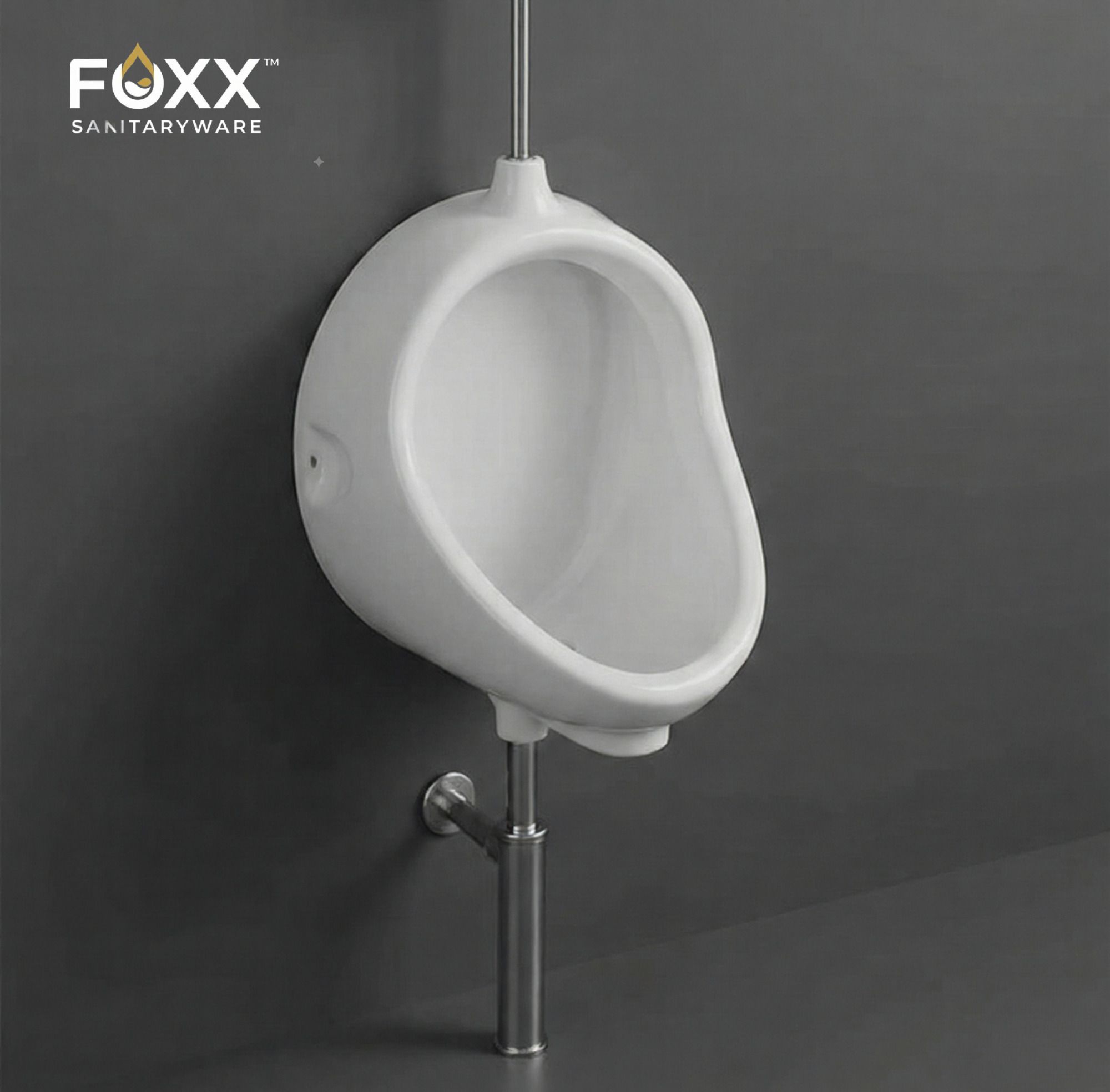 foxx sanitaryware Wall Mounted Urinal Pot for Men | Premium White Glossy Finish mE Gents Urinal mE Standard Commode Urinal-picture-21