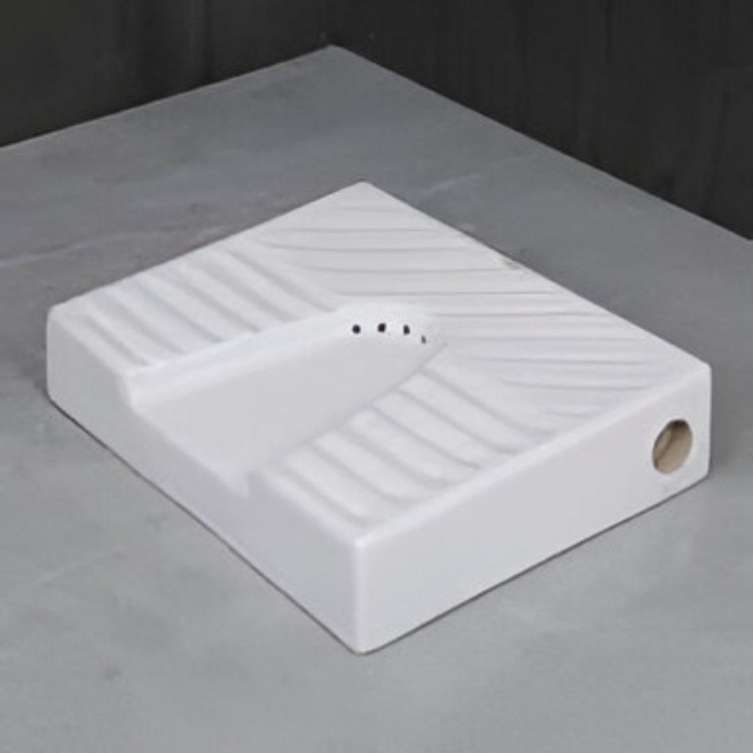 foxx sanitaryware Premium White Ladies Urinal Urinal for Ladies (17x14x4) Standard Commode Urinal-picture-29