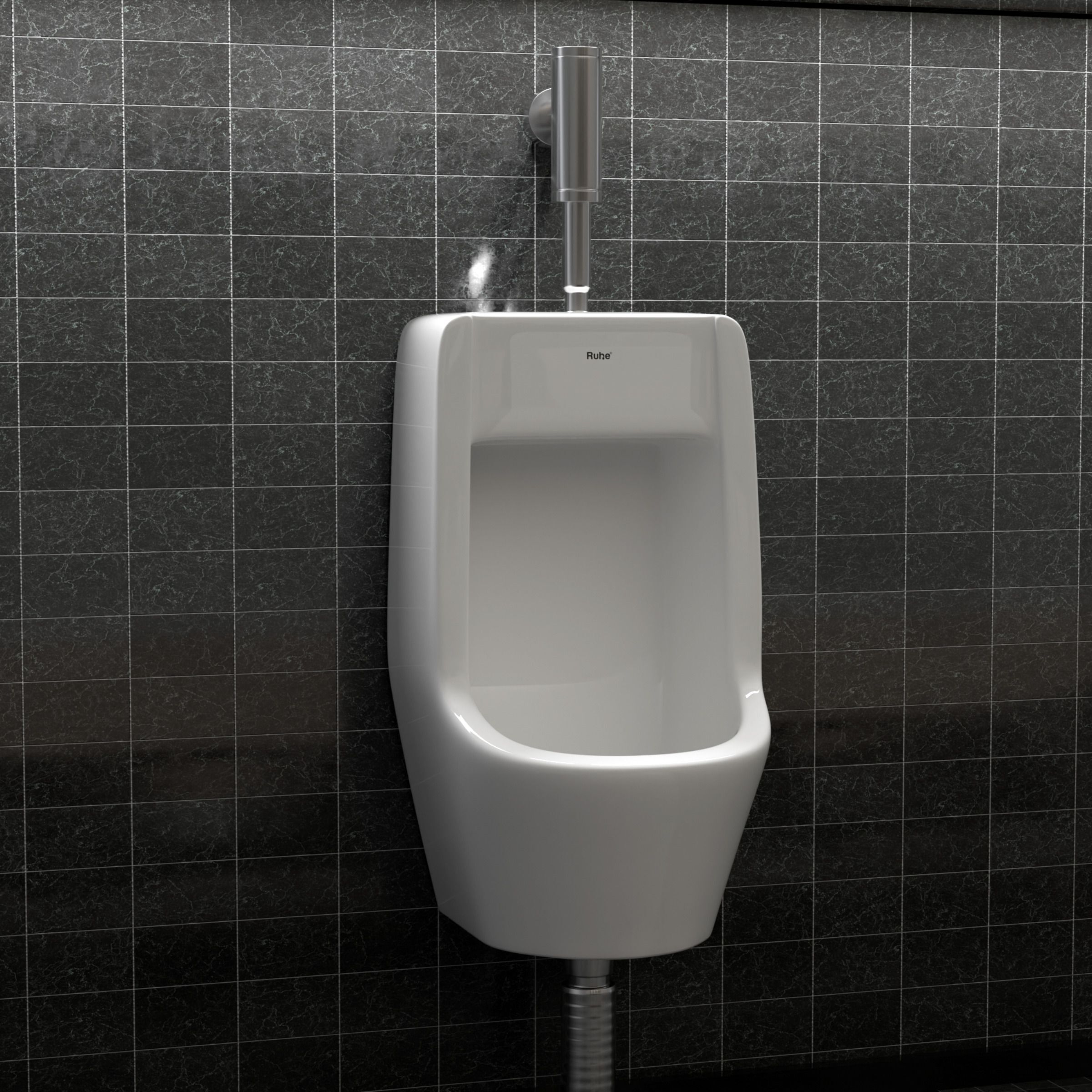 Prima Wall Mount Male Standing Urinal Pot, Ceramic White, Glossy Finish | Gents/Men Toilet for Office, Restaurant, Hotels, Shopping Complexes Standard Commode Urinal-image-41
