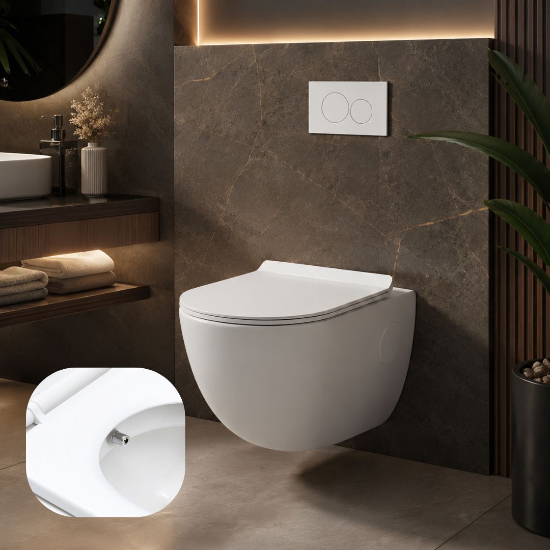 | Made of Ceramic | Soft Close | Dual Flush Water Saving | Star White | Western Commode-image-41