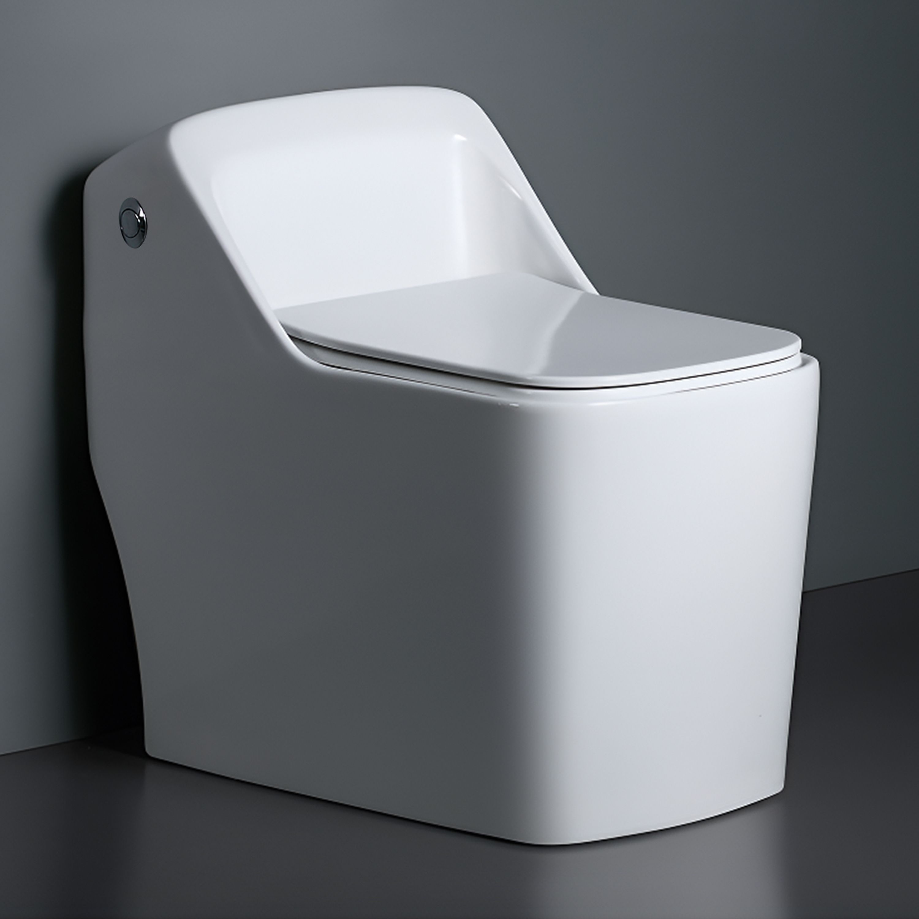Ceramic Rimless Western Toilet/Water Closet/Commode With Seat - S Trap Outlet (APS-3011) Western Commode
