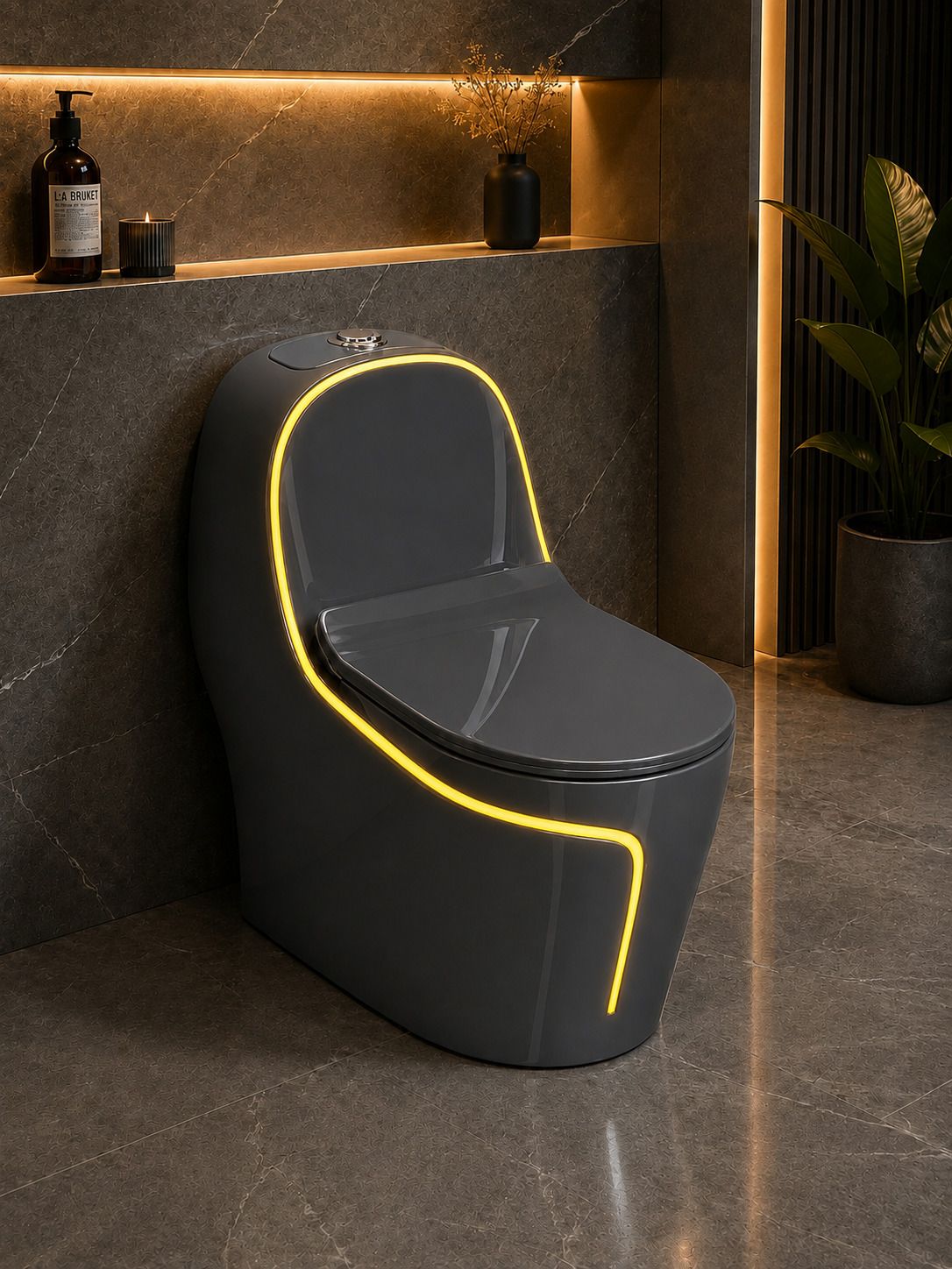Commode Chair Round Lurexa premium designer one piece western toilet | Price History ...