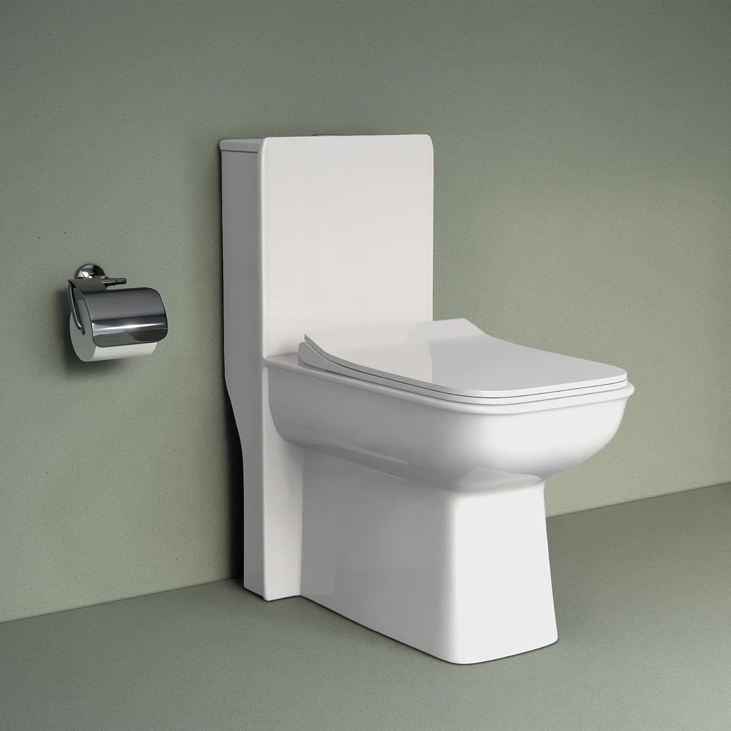 IRIS Western Toilet Commode | One Piece Rimless Wash Down | S Trap Outlet Western Commode-image-35