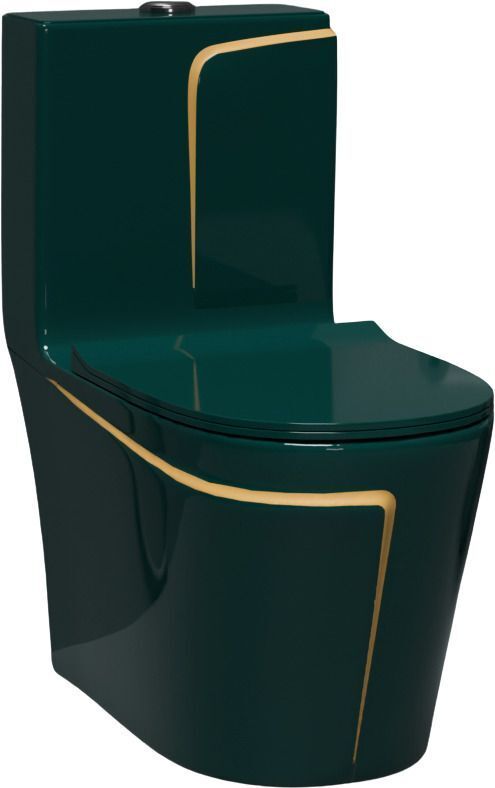 EL1028 Ceramic S TYPE /Water Closet/Commode With Soft Close Western Toilet Seat Western Commode-image-32