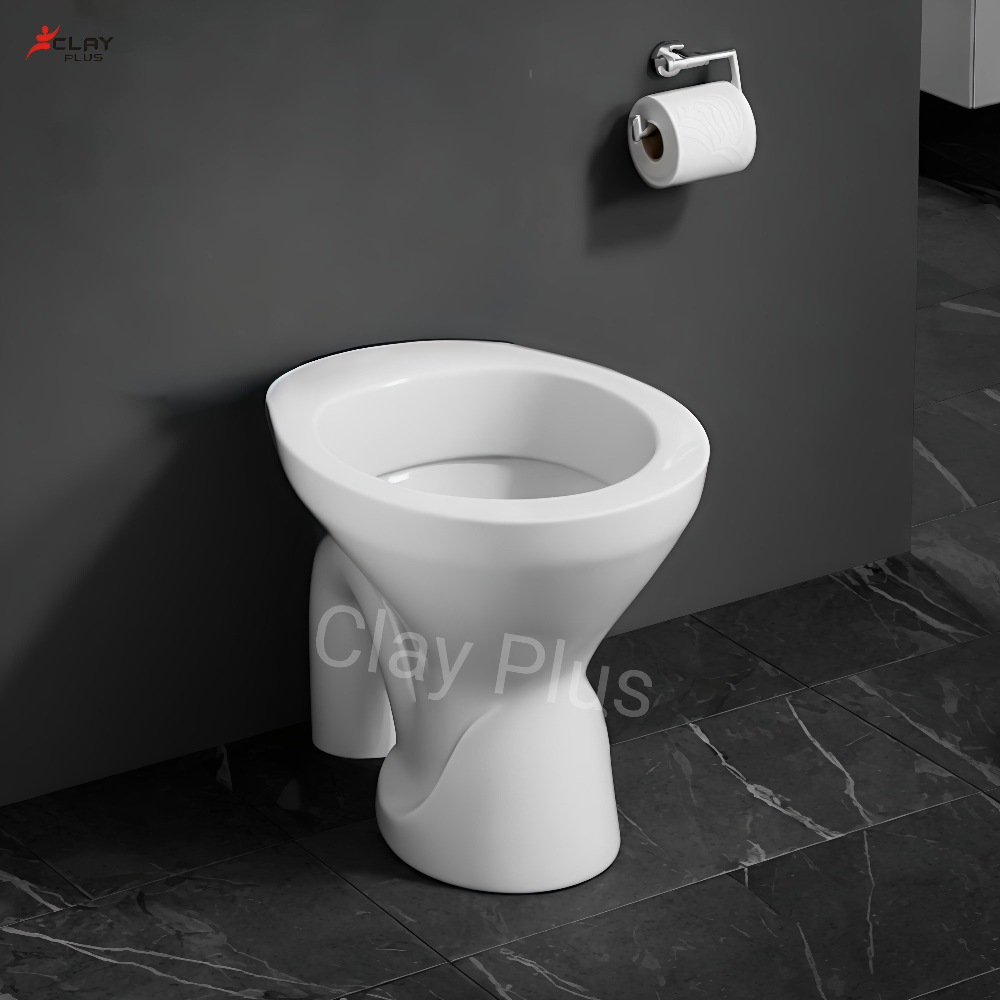 Platinum Ceramic Premium GradeEWC Toilet Seat S Trap Western Commode-image-21