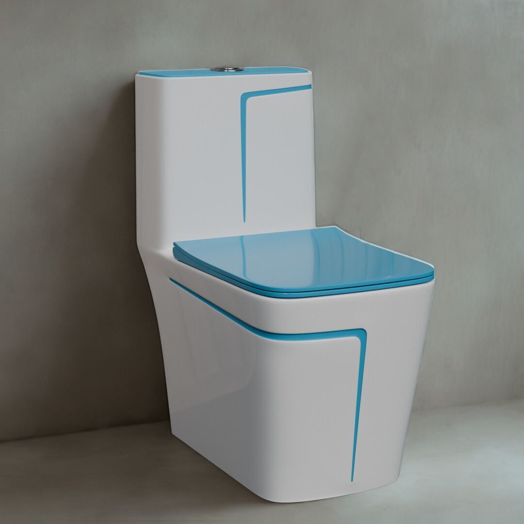 aimniwell international Luxurious Western Commode| One Piece Toilet| Powerful Flush| Soft Close Seat| S Trap | Western Bathroom Commode with Seat | Premium Quality Commode | AI2003 Western Commode-picture-32