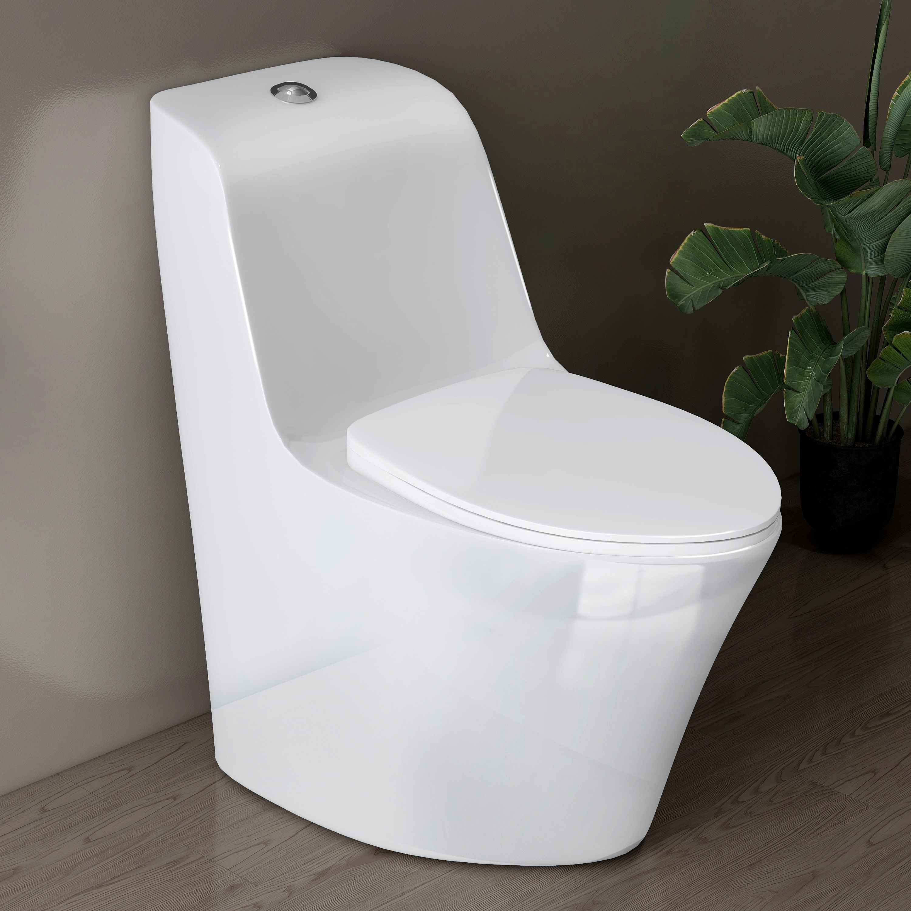 Commode for Toilet/Ceramic Western Commode/One Piece Western Toilet with Soft Closing Toilet Seat - S Trap (NCOT-1029) Western Commode-image-39