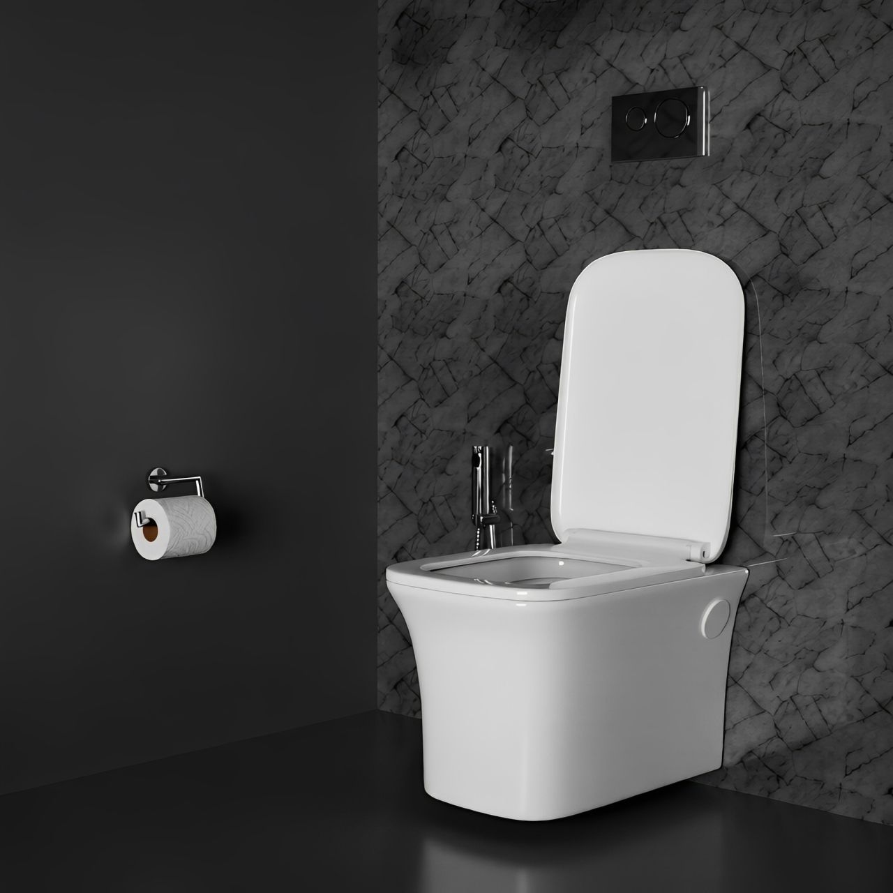success 4D Siphonic Flushing system | Western Commode for Bathroom | Compact Wall Mounted with Soft Close Seat Cover | made for ceramic Western Commode-image-11