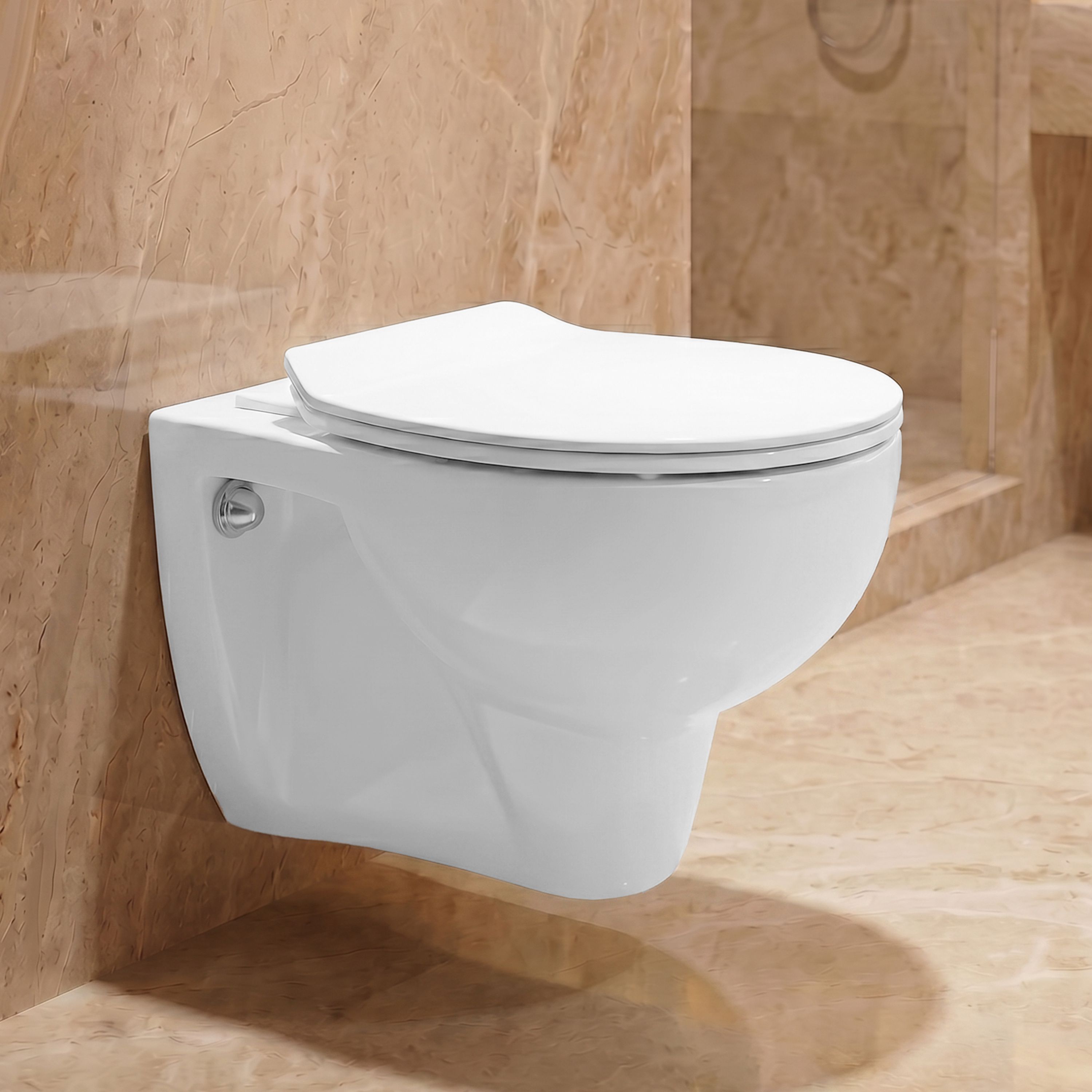 CALIBER Western Commode For Toilet | P-Trap Outlate | SoftClose Toilet Seat Western Commode-image-11