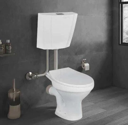 solano Dimond Quality Ceramic P Trap EWC/ European Closet/ Floor Mounted EWC With Top Push Button Flushtank Western Commode-picture-27