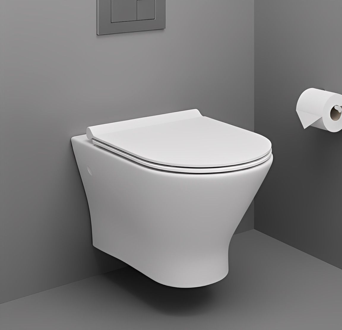 Unice Wall Hung | Western Commode for Bathroom | Made For Ceramic | L-Key | Soft Close Feature | Water Saving Dual Flushing | 10-Year Glass Warranty Western Commode-image-15
