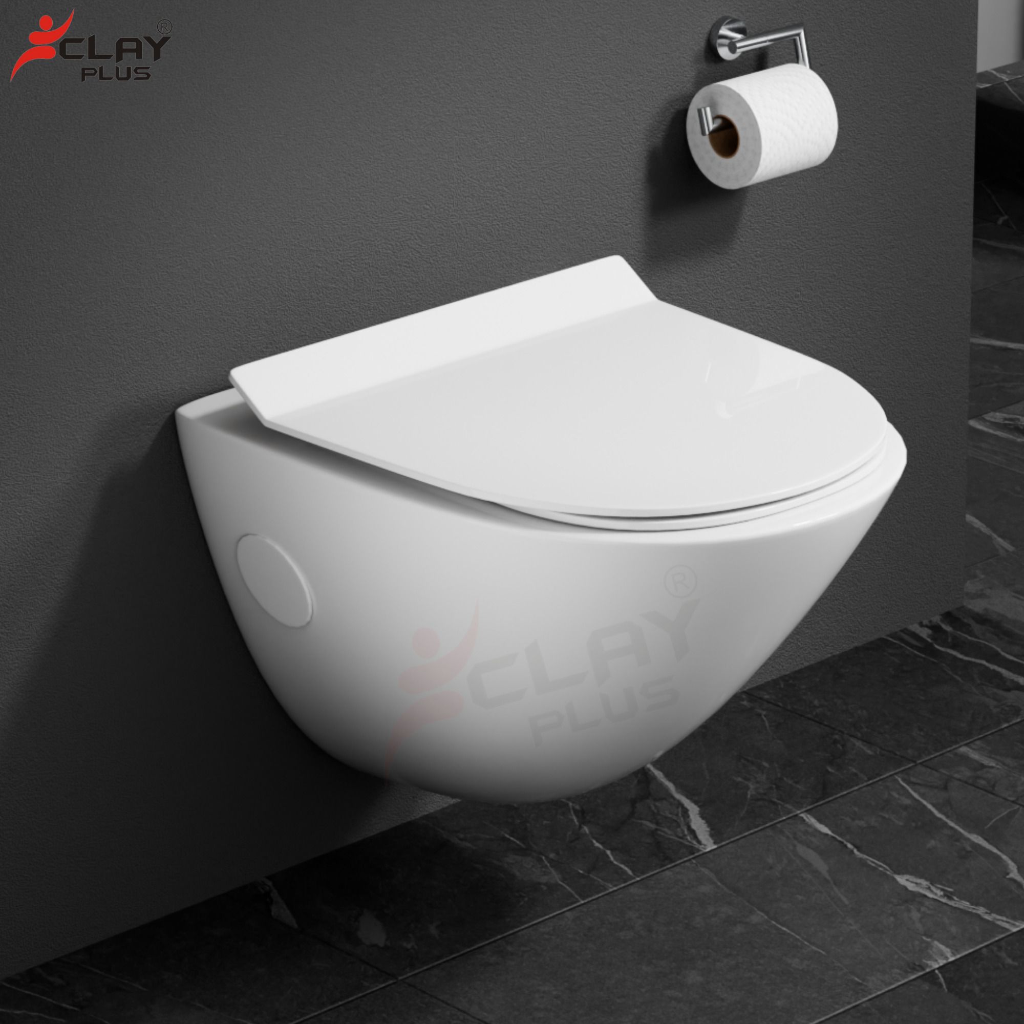 clayplus Platinum Ceramic Western Toilet/Water Closet/Commode With Soft Close Toilet Seat Platinum Ceramic Western Toilet/Water Closet/Commode With Soft Close Toilet Seat Western Commode-picture-18