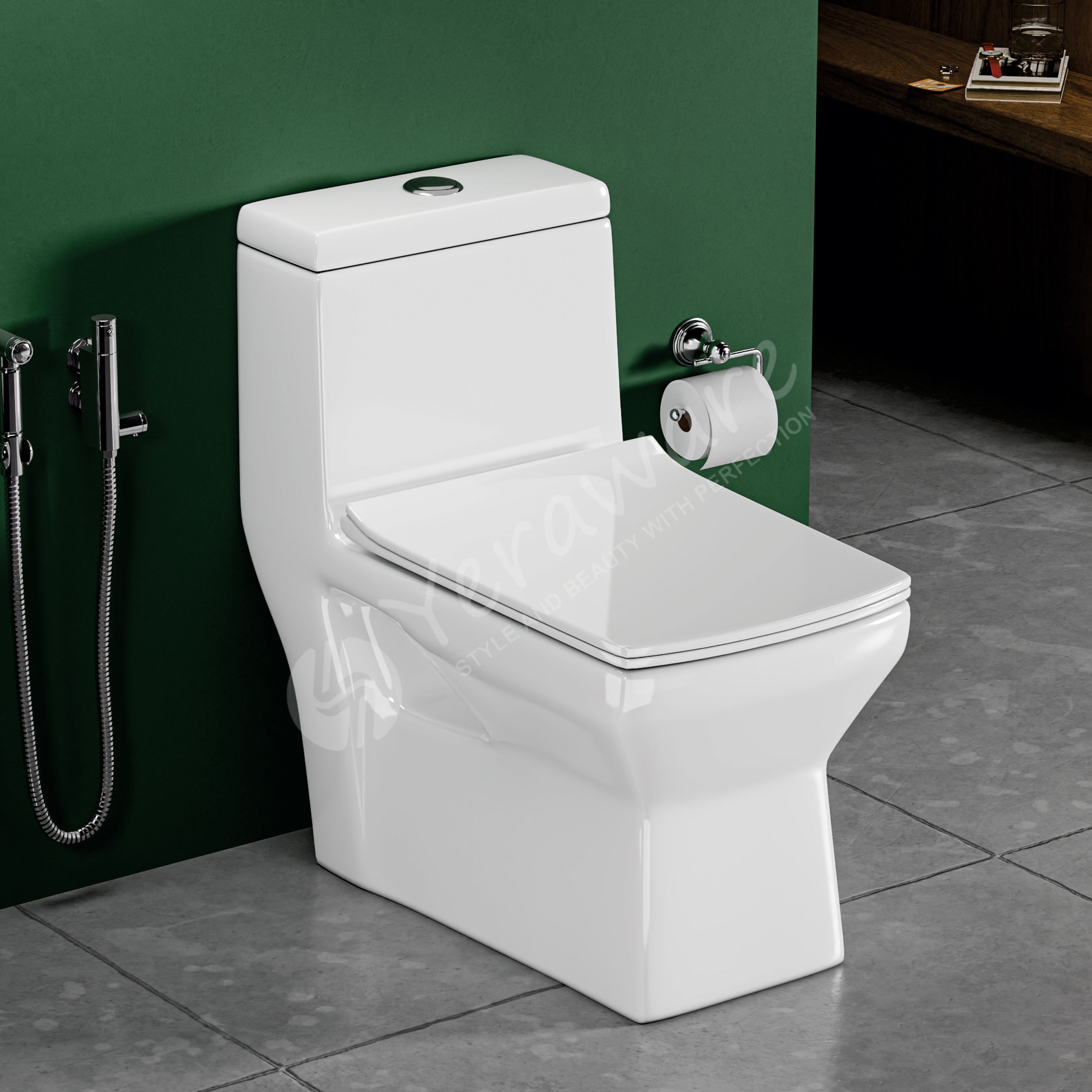 yeraware | Dual Flush Western Toilet Commode Western Commode-picture-40