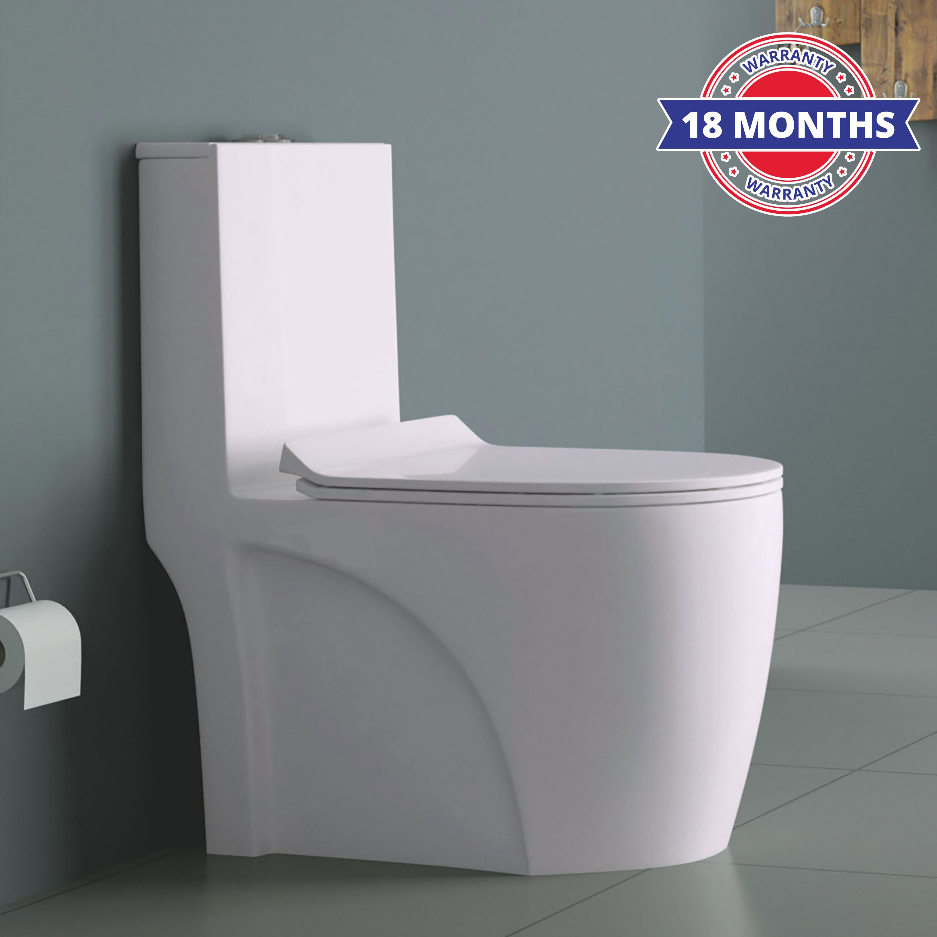 Premium Quality Floor mounted European Closet. One Piece Toilet Seat Western Commode-image-7