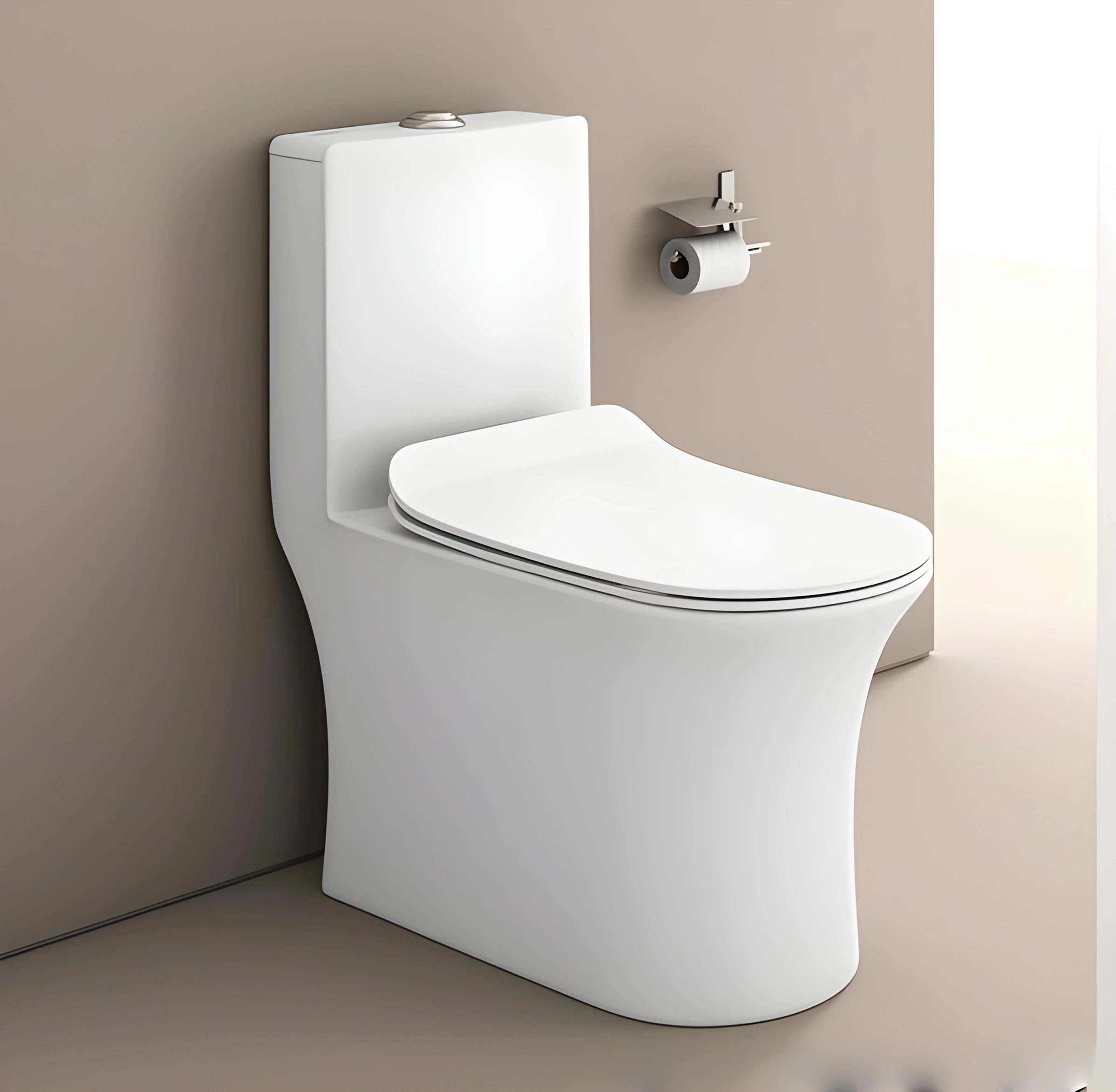eden Bath CT/ S TRAP 22cm OR 9inch/ RIMLESS/ SWIRL SIPHONIC FLUSH/ Floor Mount/ 68*37.5*76cm/ 27*15*30inch/ EWCs / One Piece Toilet/ Western Commode-picture-0