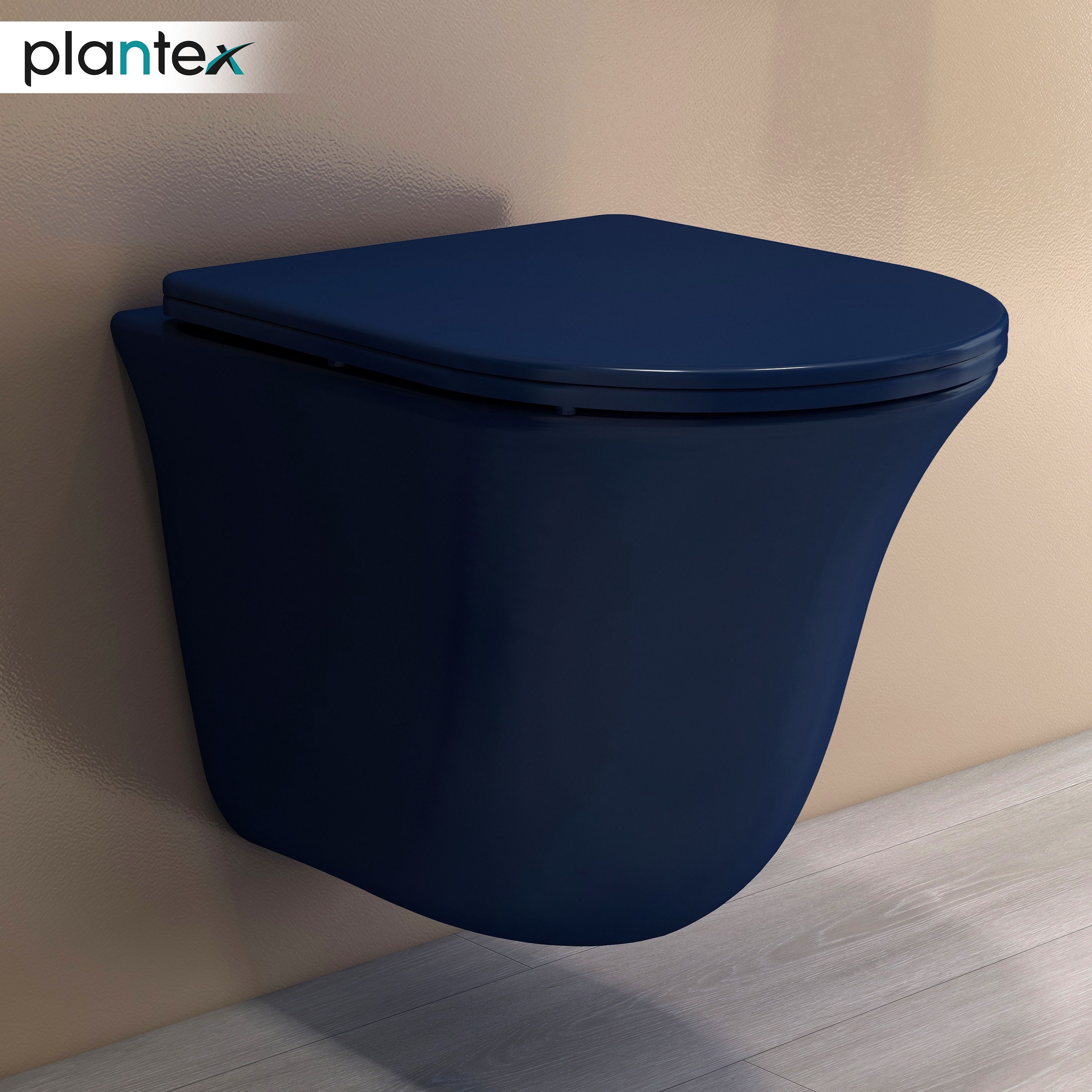 Commode for Toilet/Ceramic Wall Hung Commode/Rimless Commode with Soft Closing Toilet Seat - P Trap Outlet (APS-1166) Western Commode-image-40
