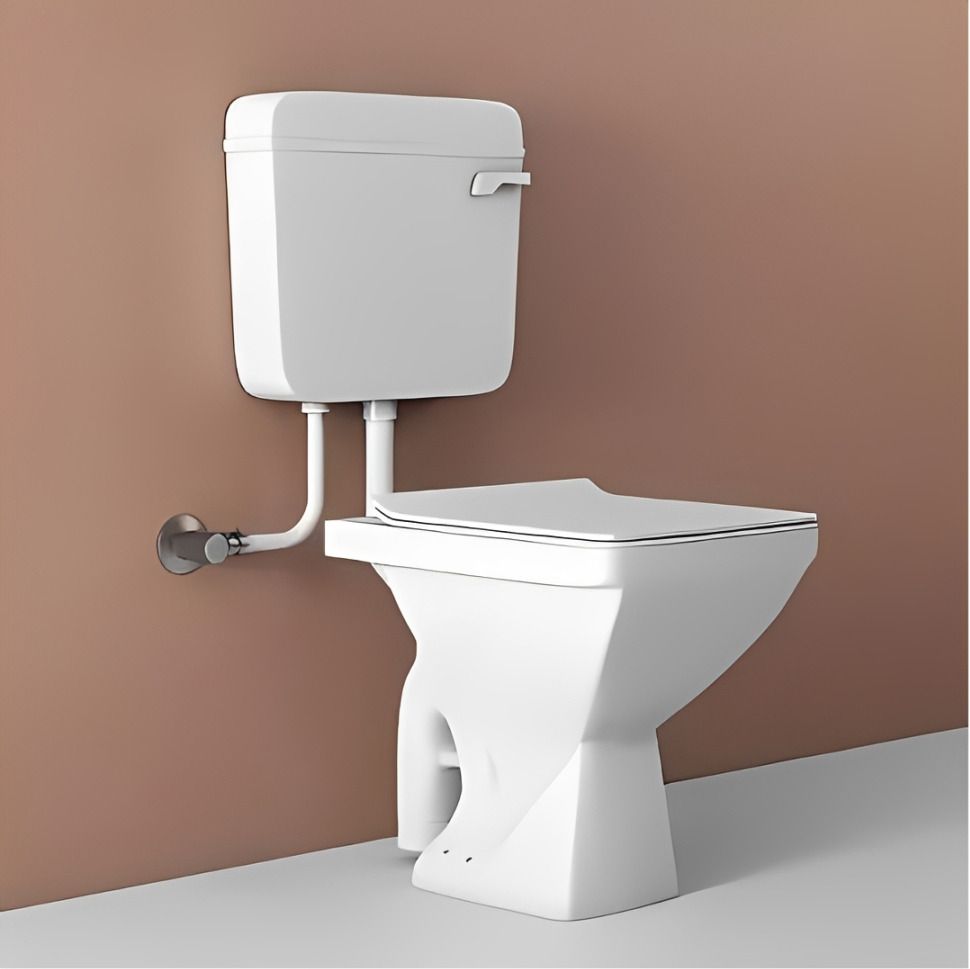 sq.ewc wash down Flushing system | Western Commode for Bathroom | Floor Mounted S-Trap European Commode Set Western Commode Western Commode-image-35