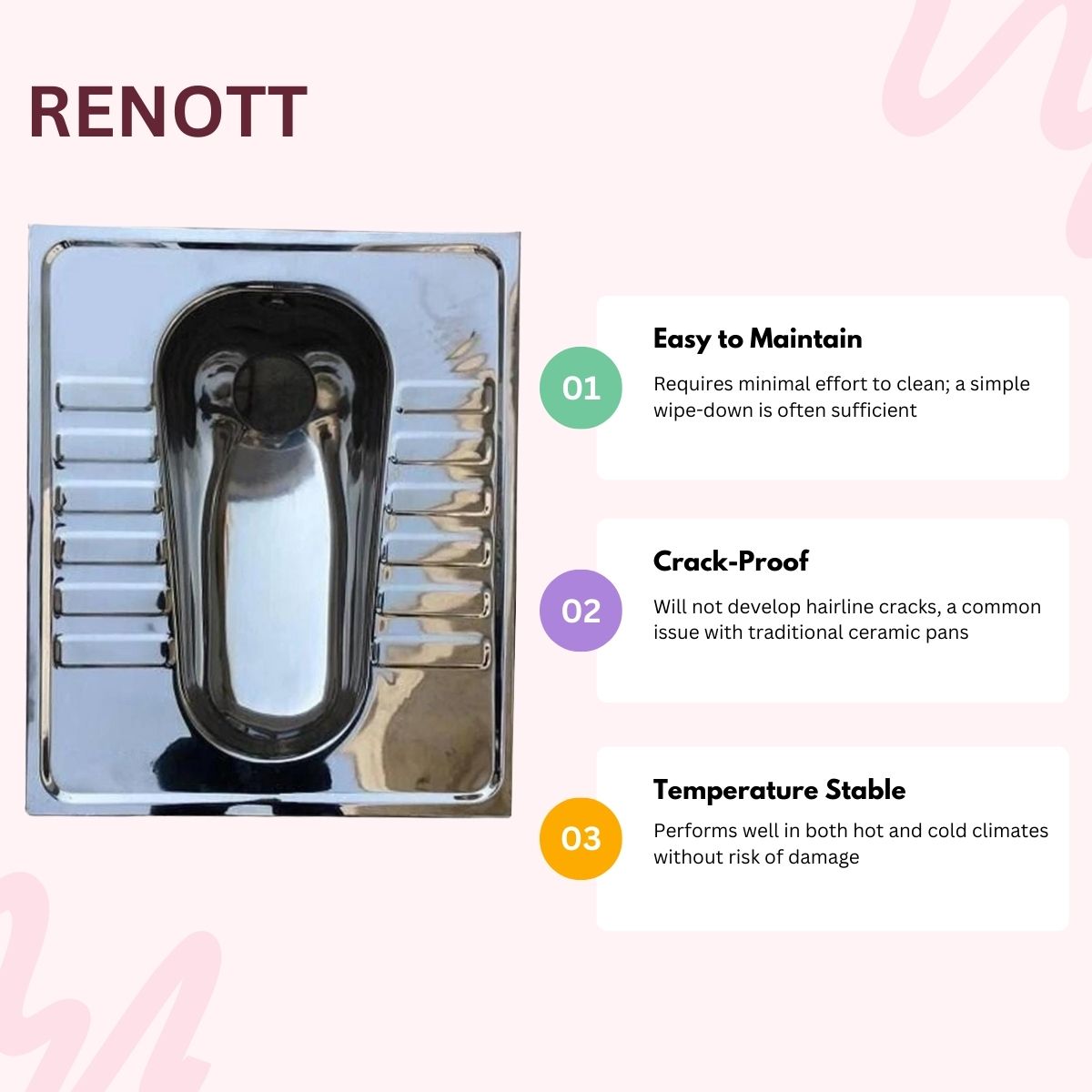 renott Indian toilet seat FANTUS Stainless Steel Orissa Toilet Pan Seat Stainless Steel Orissa Indian Commode-picture-10