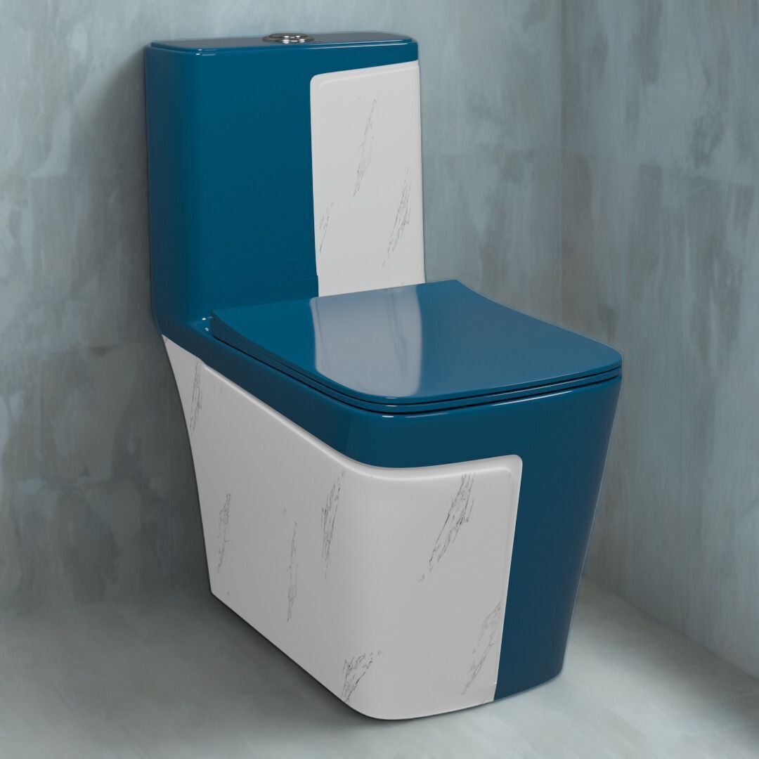 Platinum Western Bathroom Commode | Western Bathroom Toilet | One Piece Toilet | Premium Quality | Bathroom Commode with Seat | S Trap | Floor Mounted - AI2029 Western Commode-image-48