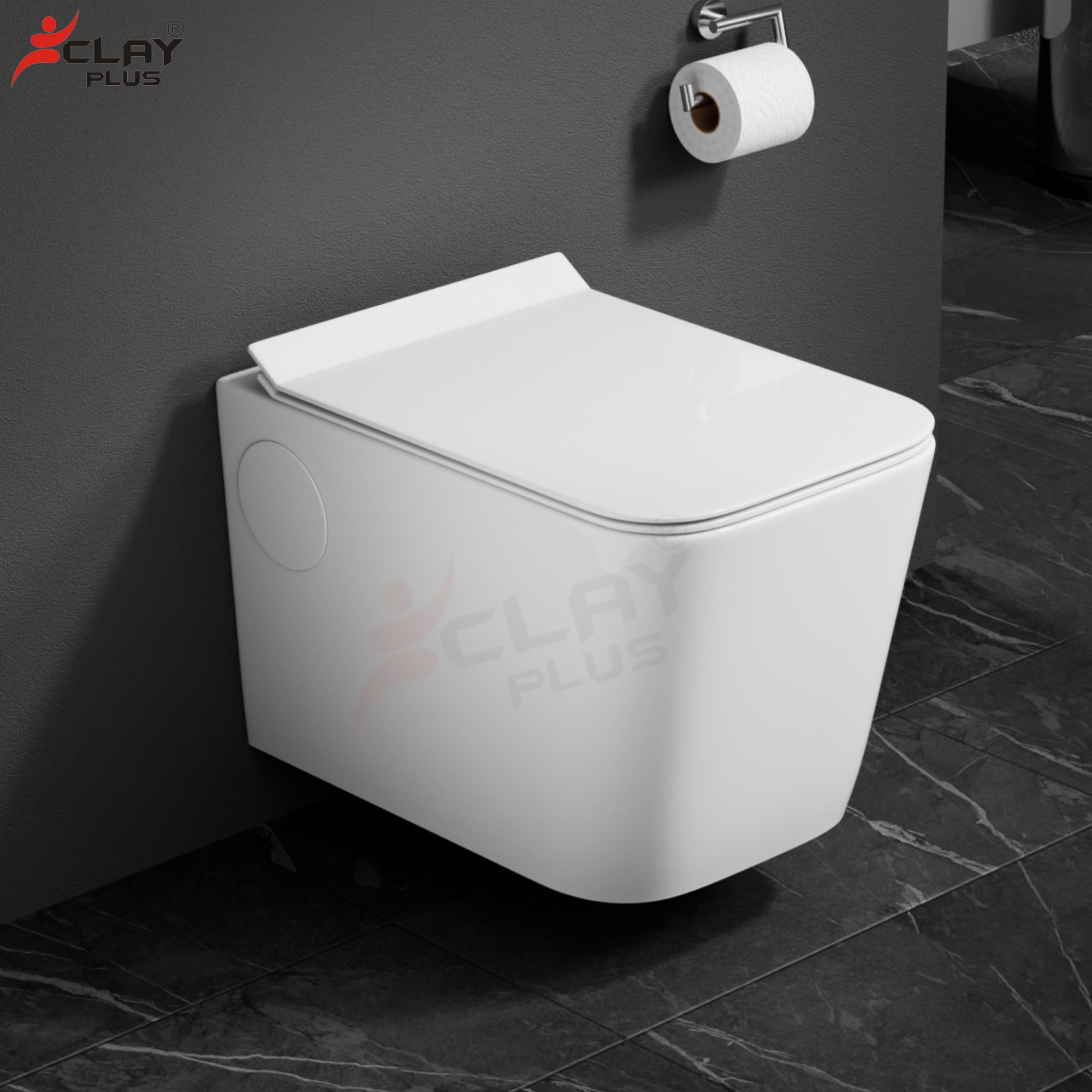 Platinum Ceramic Western Toilet/Water Closet/Commode With Soft Close Toilet Seat Preimum Grade Ceramic's Wallmounted Western Commode Western Commode-image-31