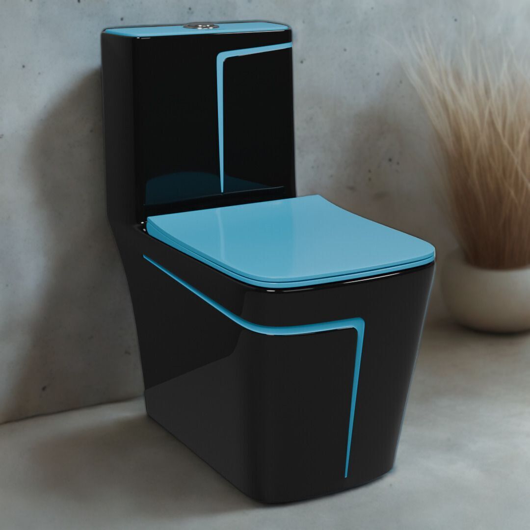 Elegant Western Bathroom Commode | One Piece Toilet Seat| Soft Close Seat Design |Modern Toilet|Perfect for Modern Bathrooms|Powerful Flush System| S Trap-AI2027 Western Commode-image-4