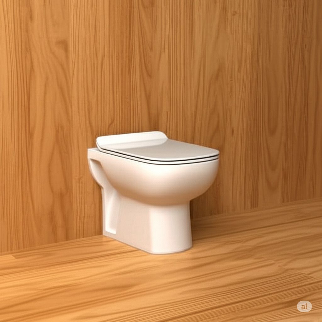 moro SARA Floor Mounted with Seat Cover|Anti-Bacterial Glazed Finish|Square Design Bathroom Sanitaryware Western Commode-picture-21