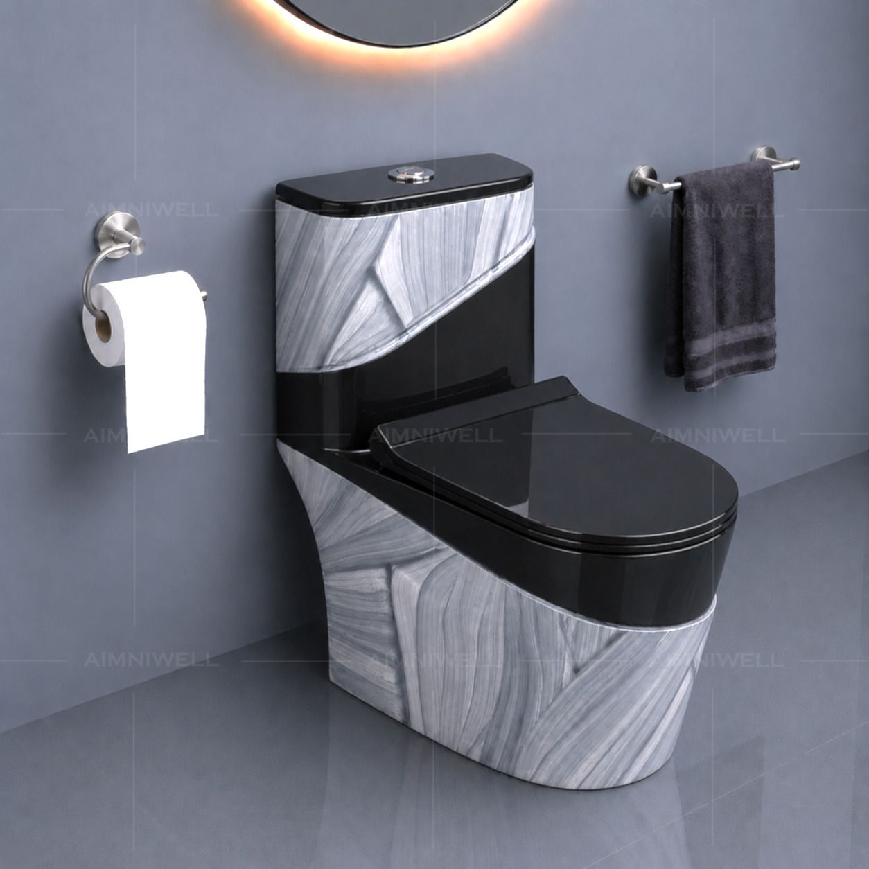Western Toilet | Toilet Commode | S Trap |Ceramic Toilet | Eco Flush System | WC Aura 3032 Western Commode-image-7