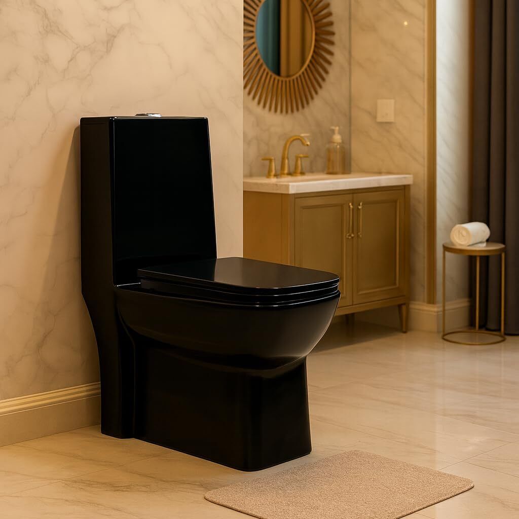 One Piece Commode Water Closet Ceramic Western Western Commode-image-14