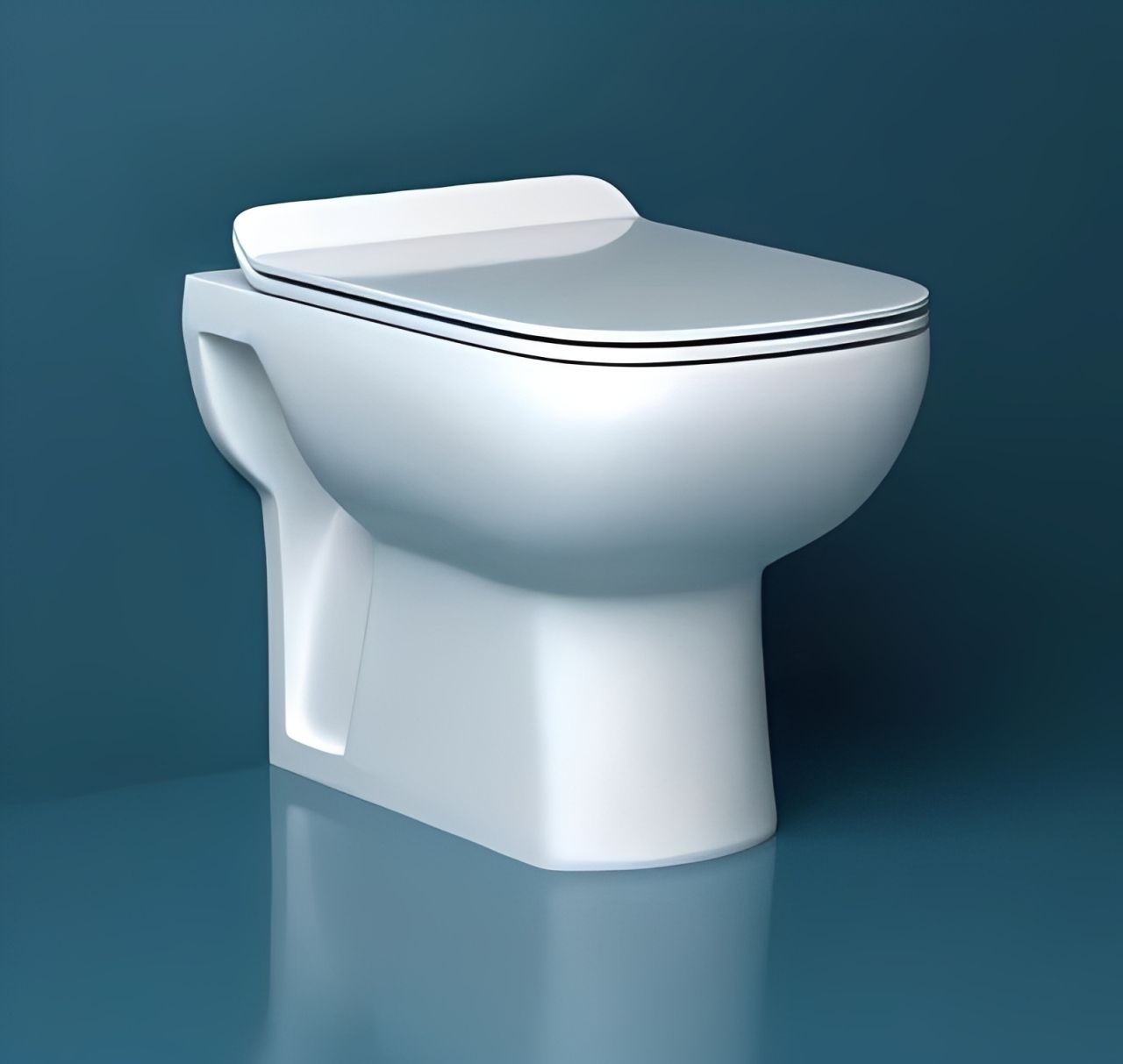 Premium Grade Ceramic's 2 inches Trap Western Commode Soft Close Seat Cover | made for ceramic | S.TREP | Western Commode-image-36