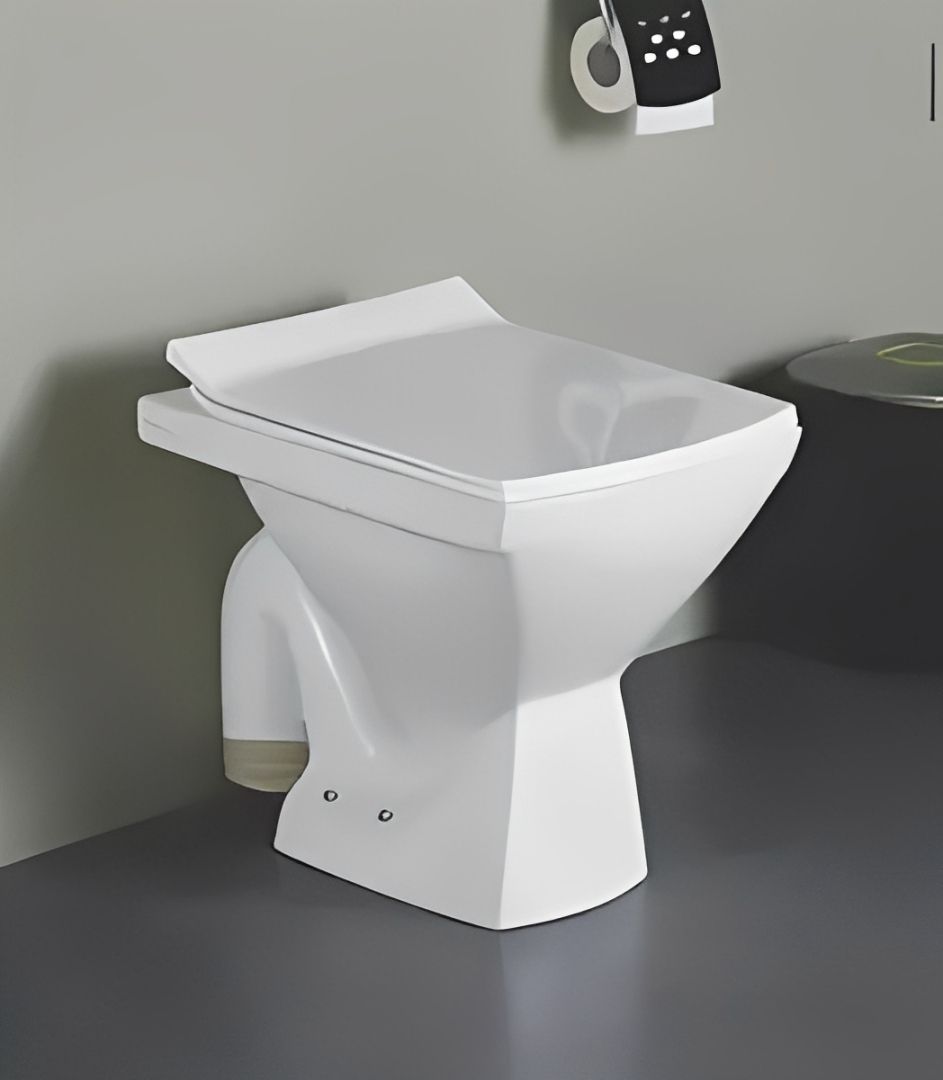sq.ewc wash down Flushing system | Western Commode for Bathroom | Compact flor Mounted with Soft Close Seat Cover | made for ceramic Western Commode-image-31